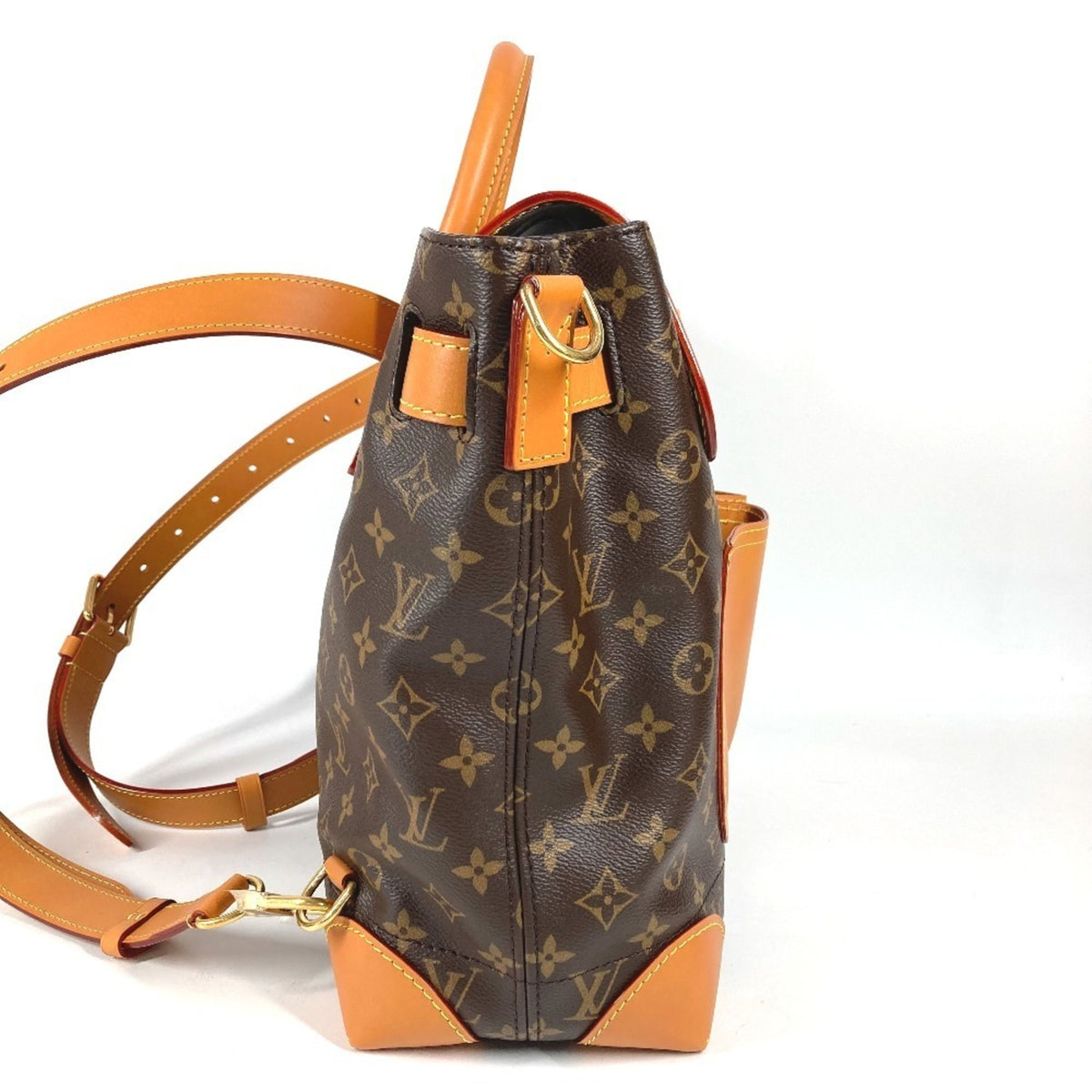 Louis Vuitton Brown Monogram Monogram Backpack Handbag Shoulder Bag Tote Bag (Pre-Owned)