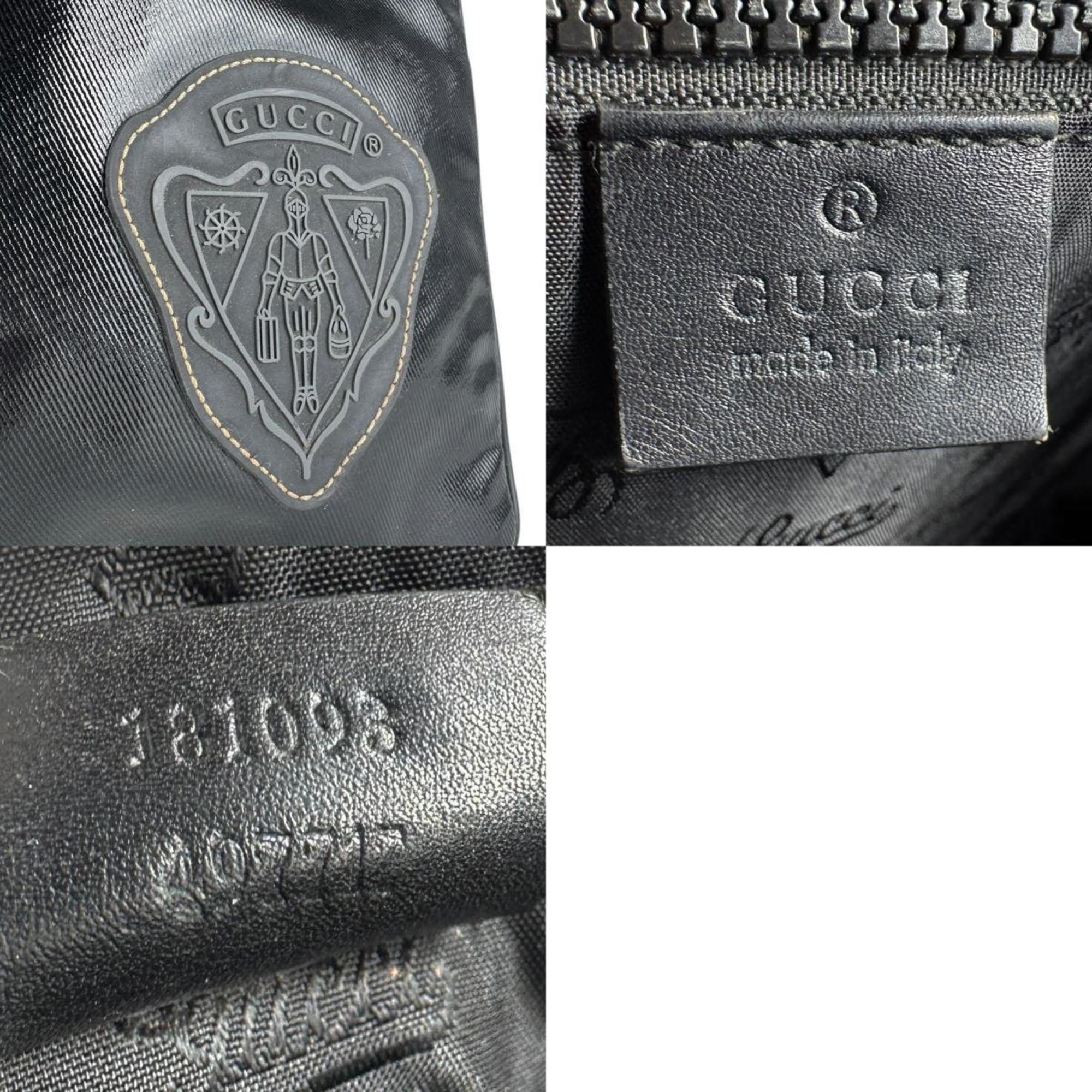 Gucci Black Pvc Shoulder Bag (Pre-Owned)
