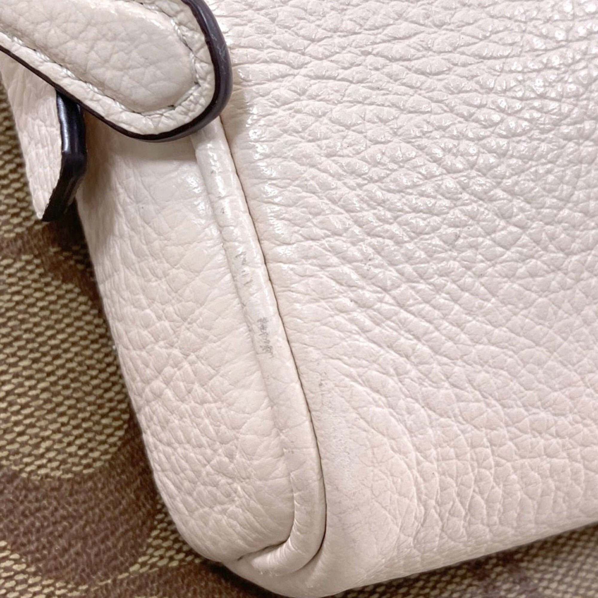 Coach Brown White Pvc (Pre-Owned)