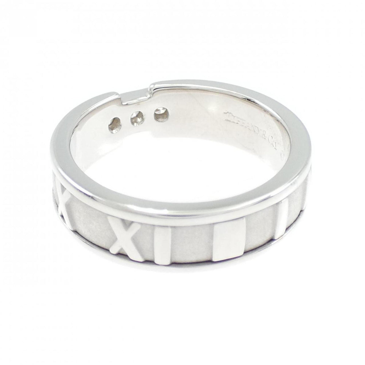 Tiffany White Gold (18K) Band Ring (Pre-Owned)
