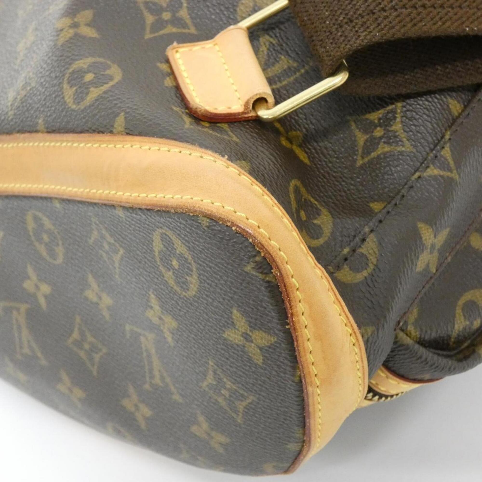 Louis Vuitton Marron Coated Canvas Backpack (Pre-Owned)