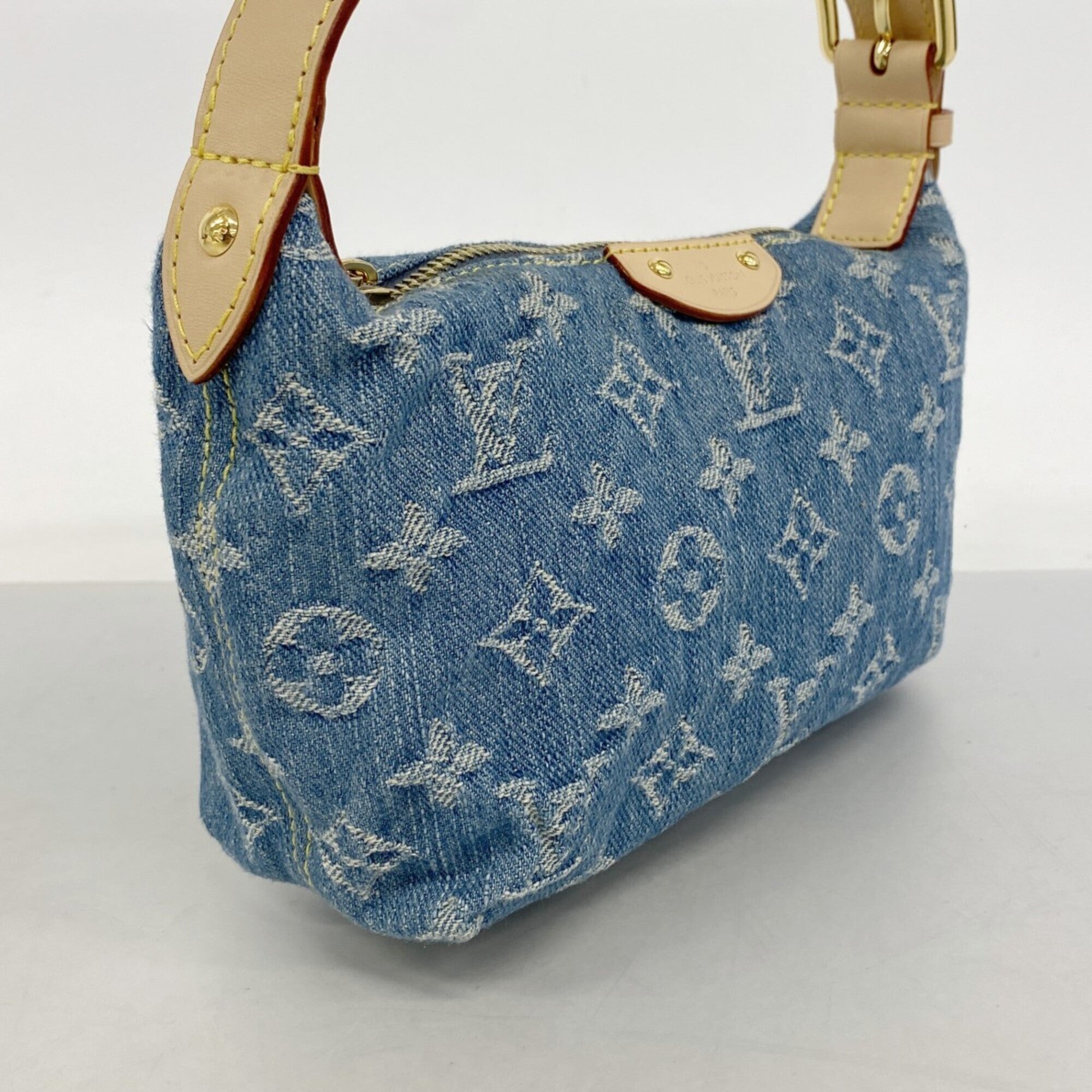Louis Vuitton Blue Handbag (Pre-Owned)