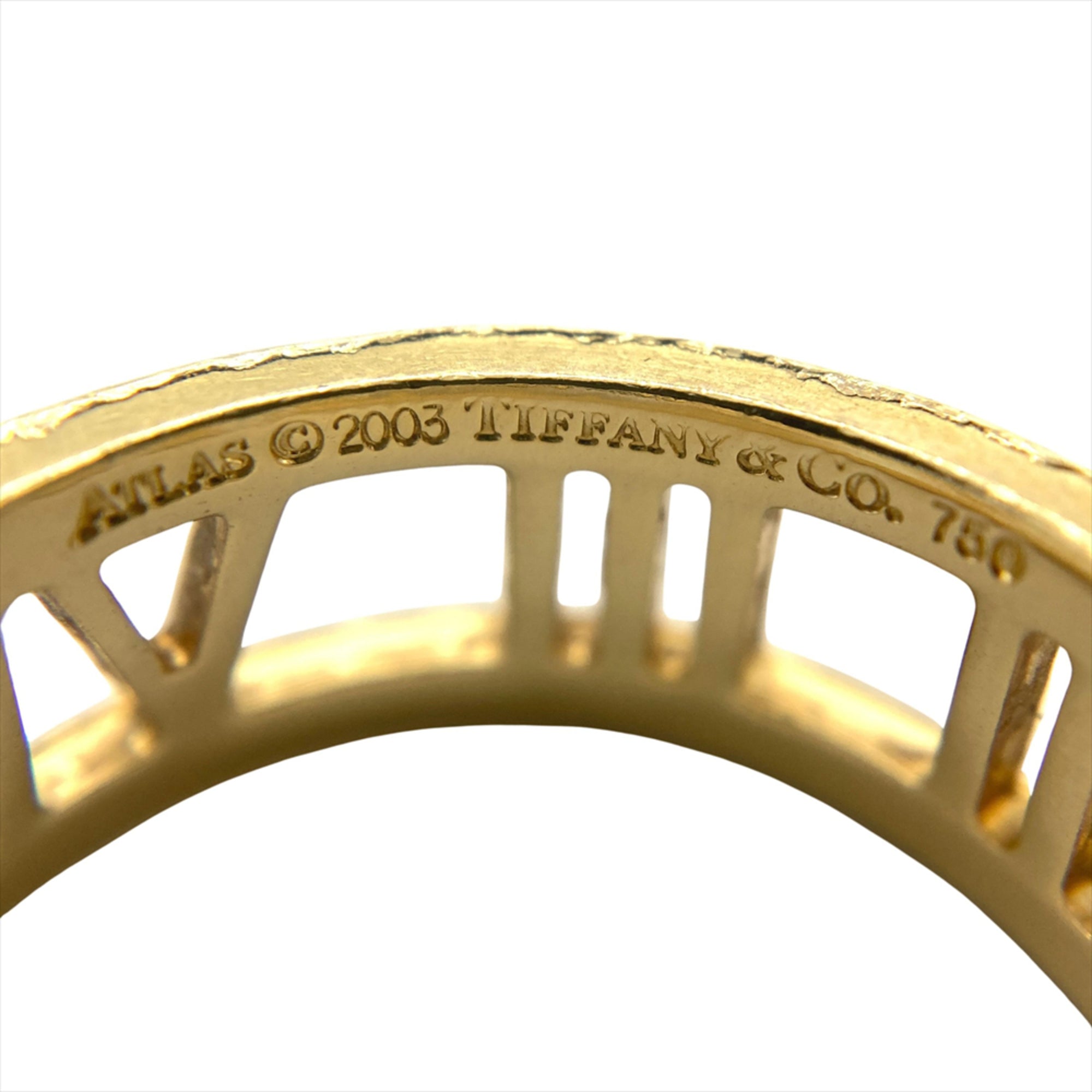 Tiffany Atlas Yellow Gold Yellow Gold (18K) Band Ring (Pre-Owned)