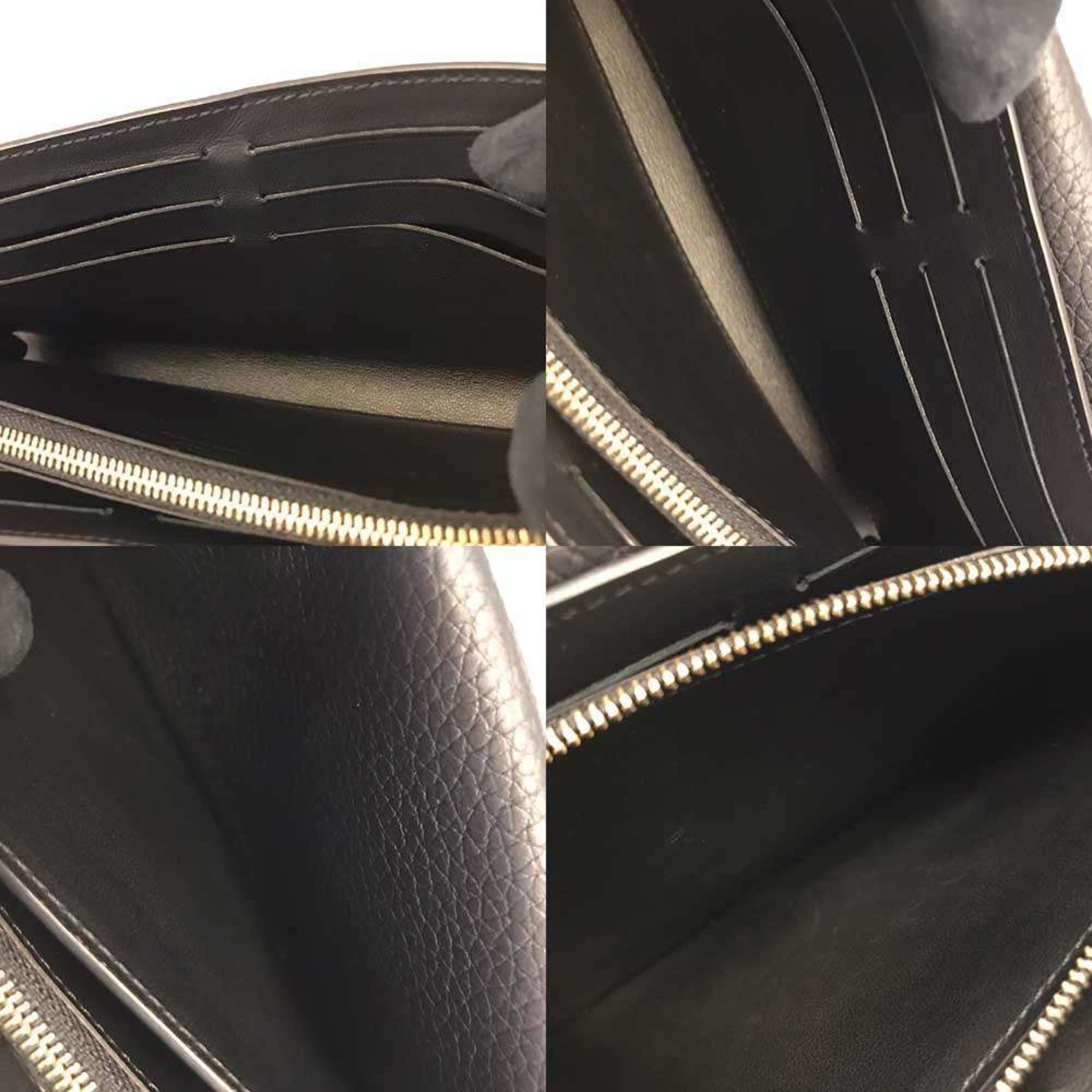 Louis Vuitton Black Leather Coin Purse/Coin Case (Pre-Owned)