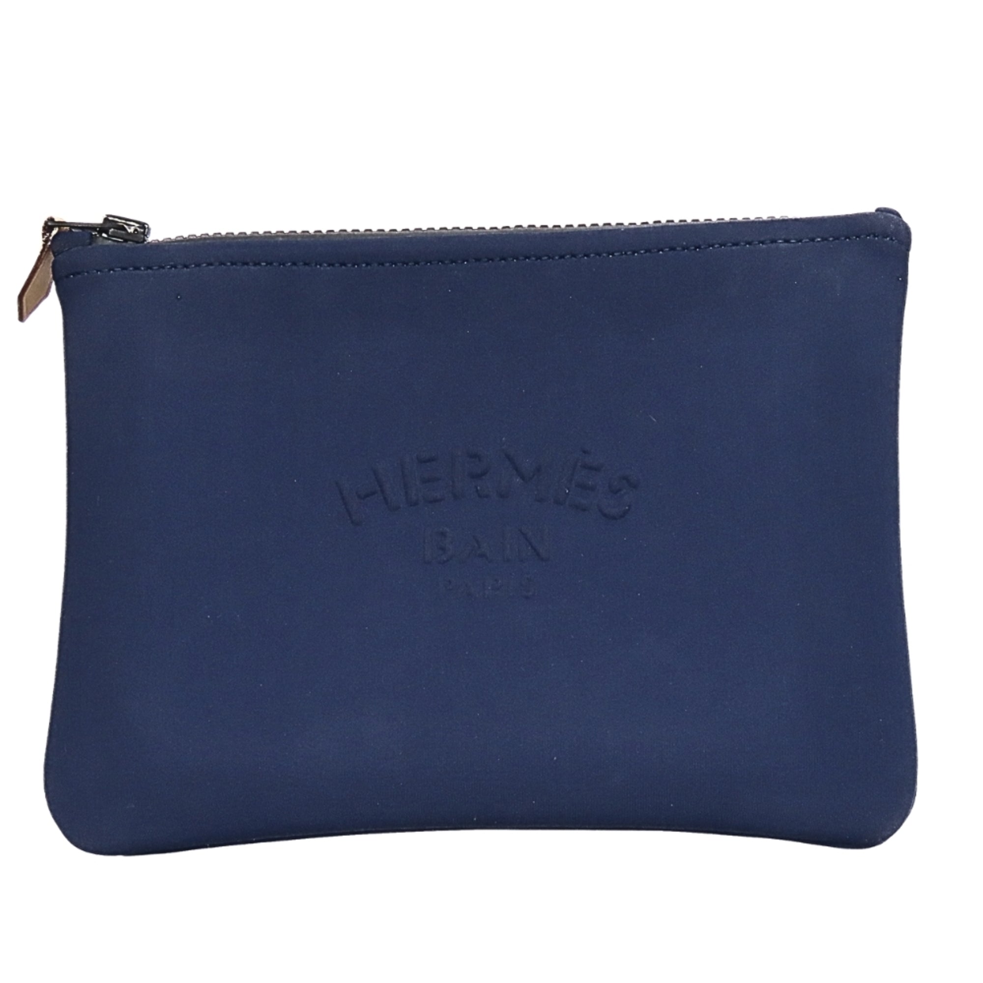Hermes Navy Elastane Pouch (Pre-Owned)