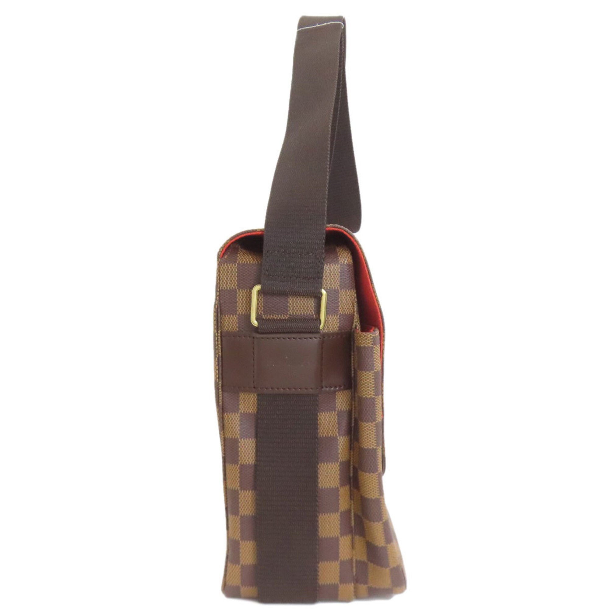 Louis Vuitton Damier Canvas Ebene Damier Canvas Shoulder Bag (Pre-Owned)
