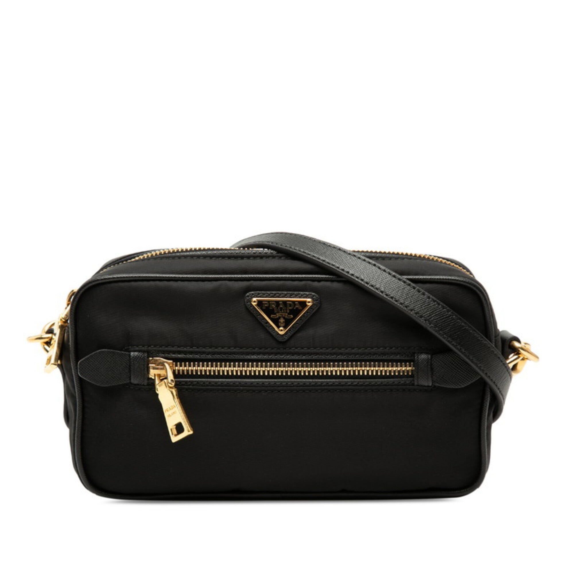 Prada Black Nylon Shoulder Bag (Pre-Owned)