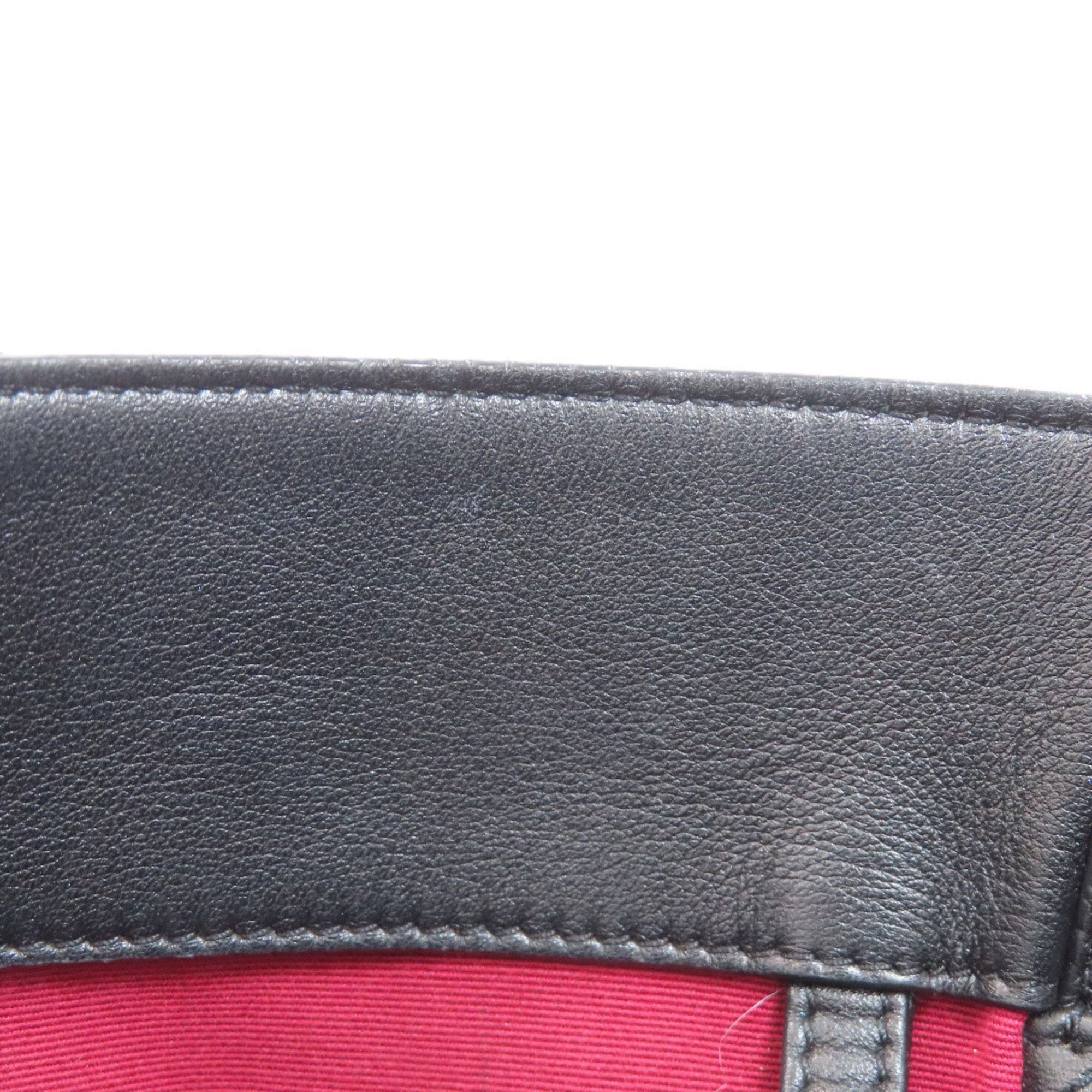 Chanel Black Leather Tote Bag (Pre-Owned)