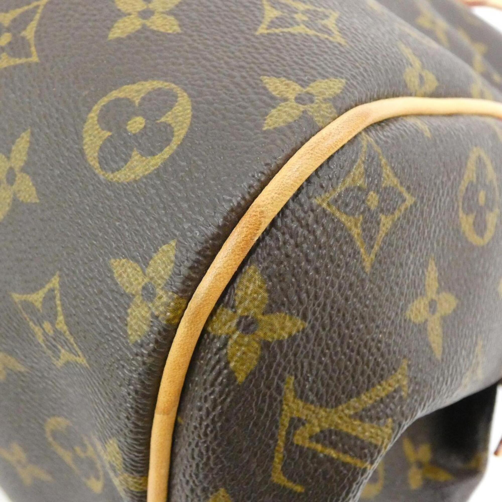 Louis Vuitton Marron Coated Canvas Shoulder Bag (Pre-Owned)
