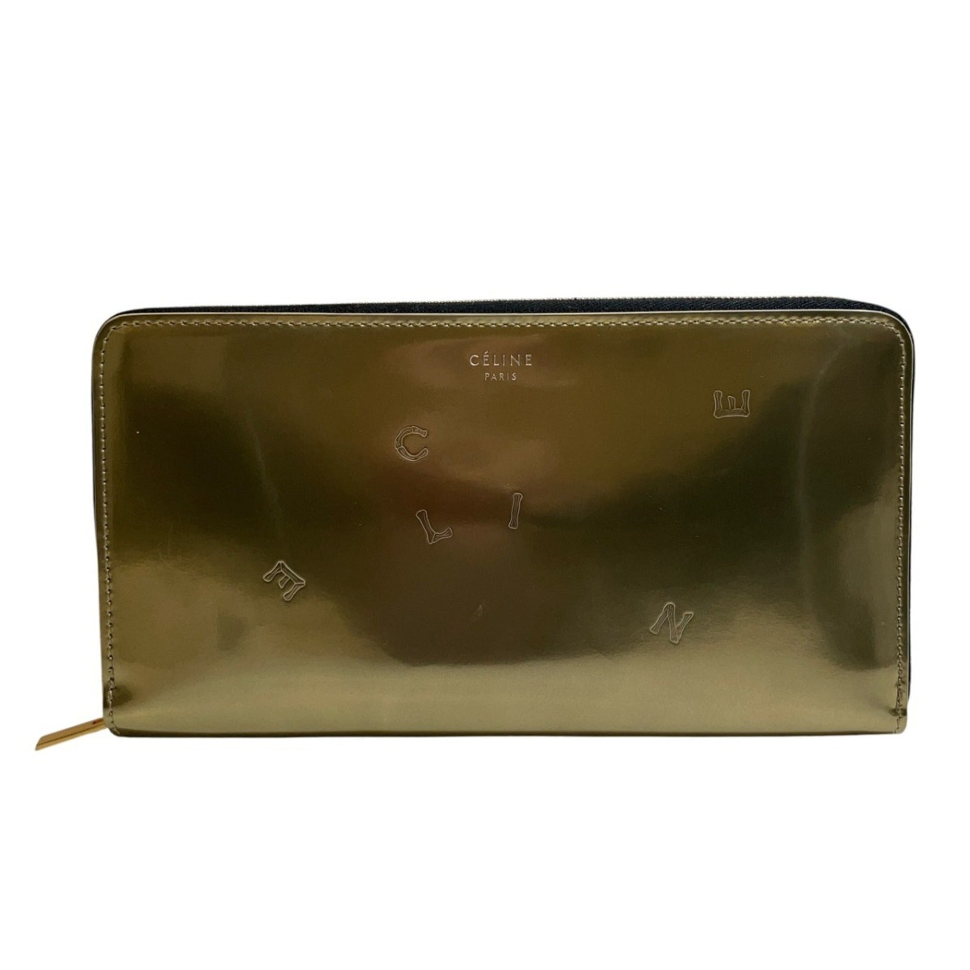 Celine Gold Long Wallet (Bi-Fold) (Pre-Owned)