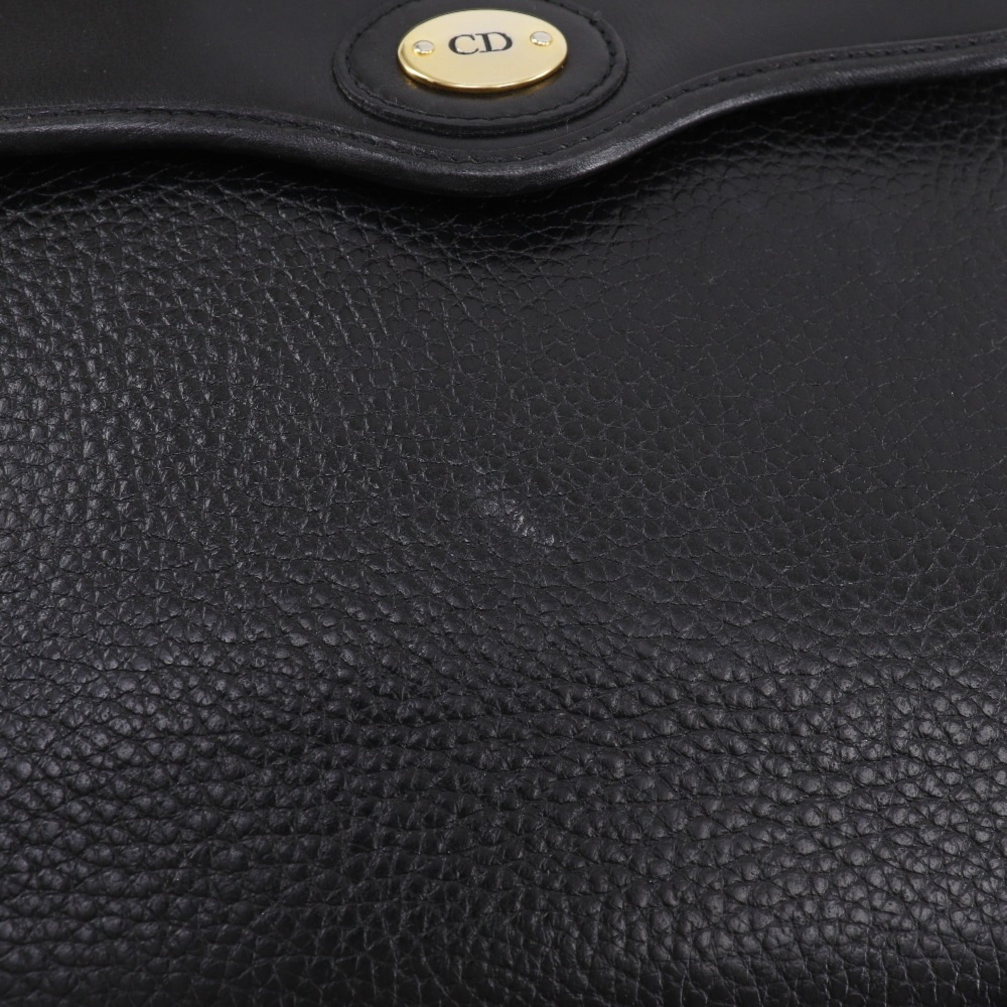 Christian Dior Black Leather Handbag (Pre-Owned)