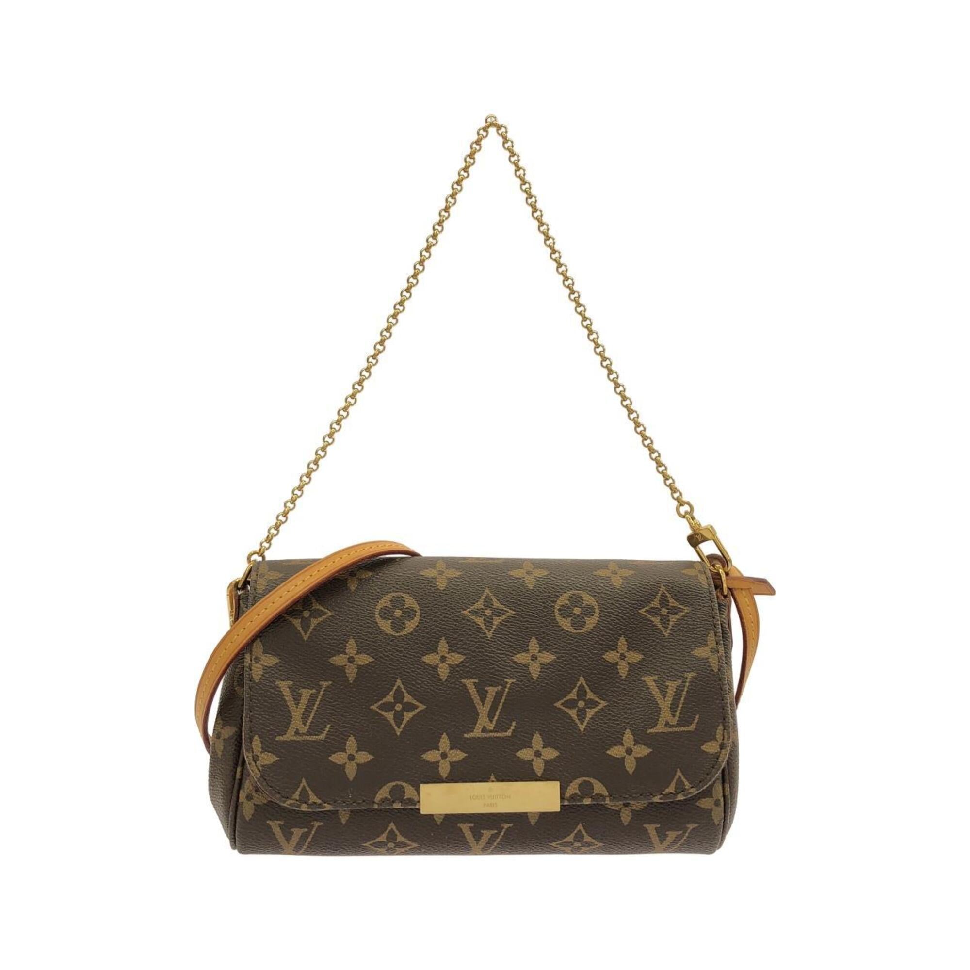 Louis Vuitton Marron Monogram Coated Canvas Shoulder Bag (Pre-Owned)