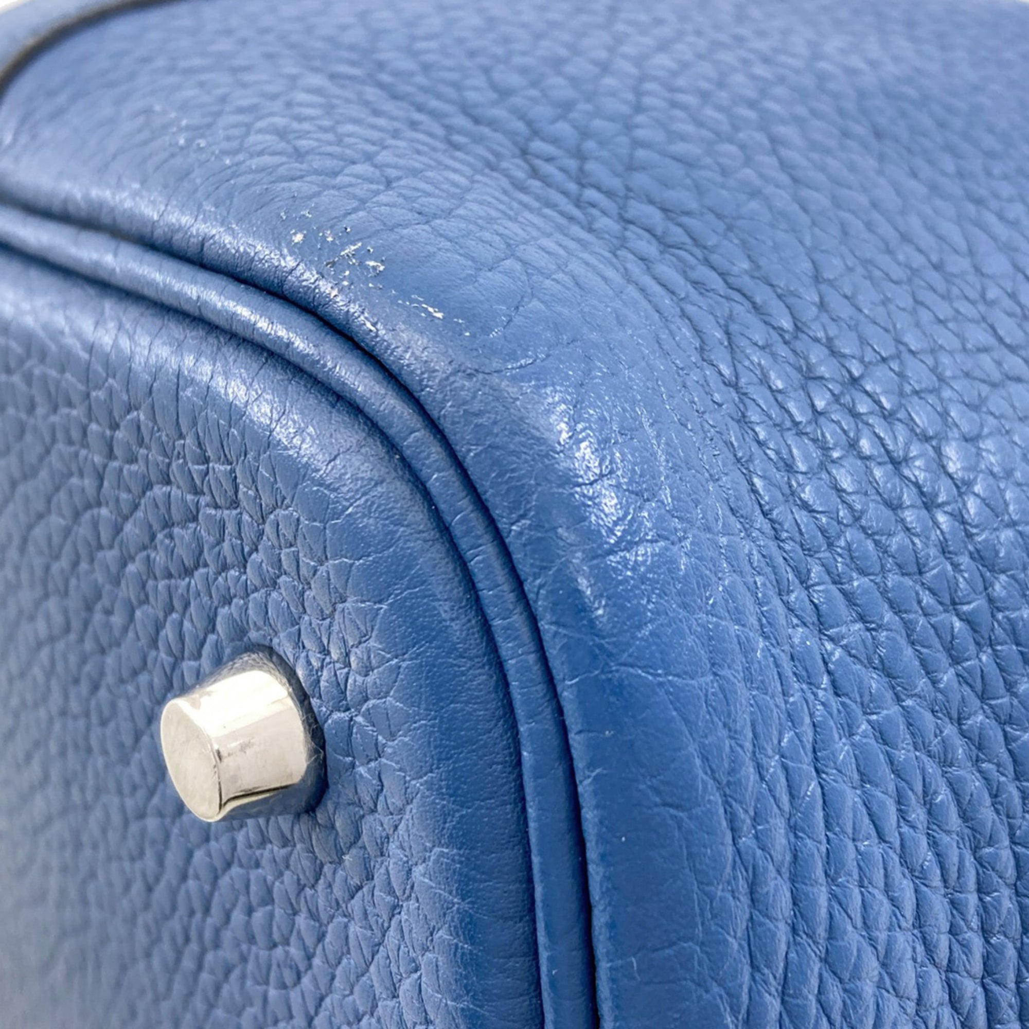 Hermes Blue Handbag (Pre-Owned)