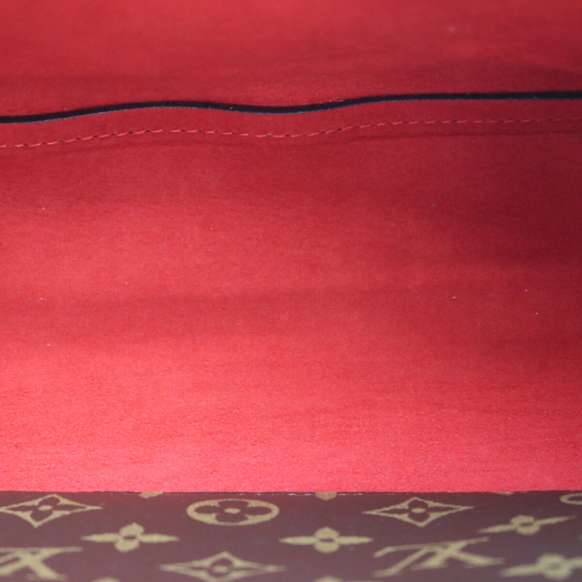 Louis Vuitton Coquelicots Red Color Monogram Shoulder Bag (Pre-Owned)