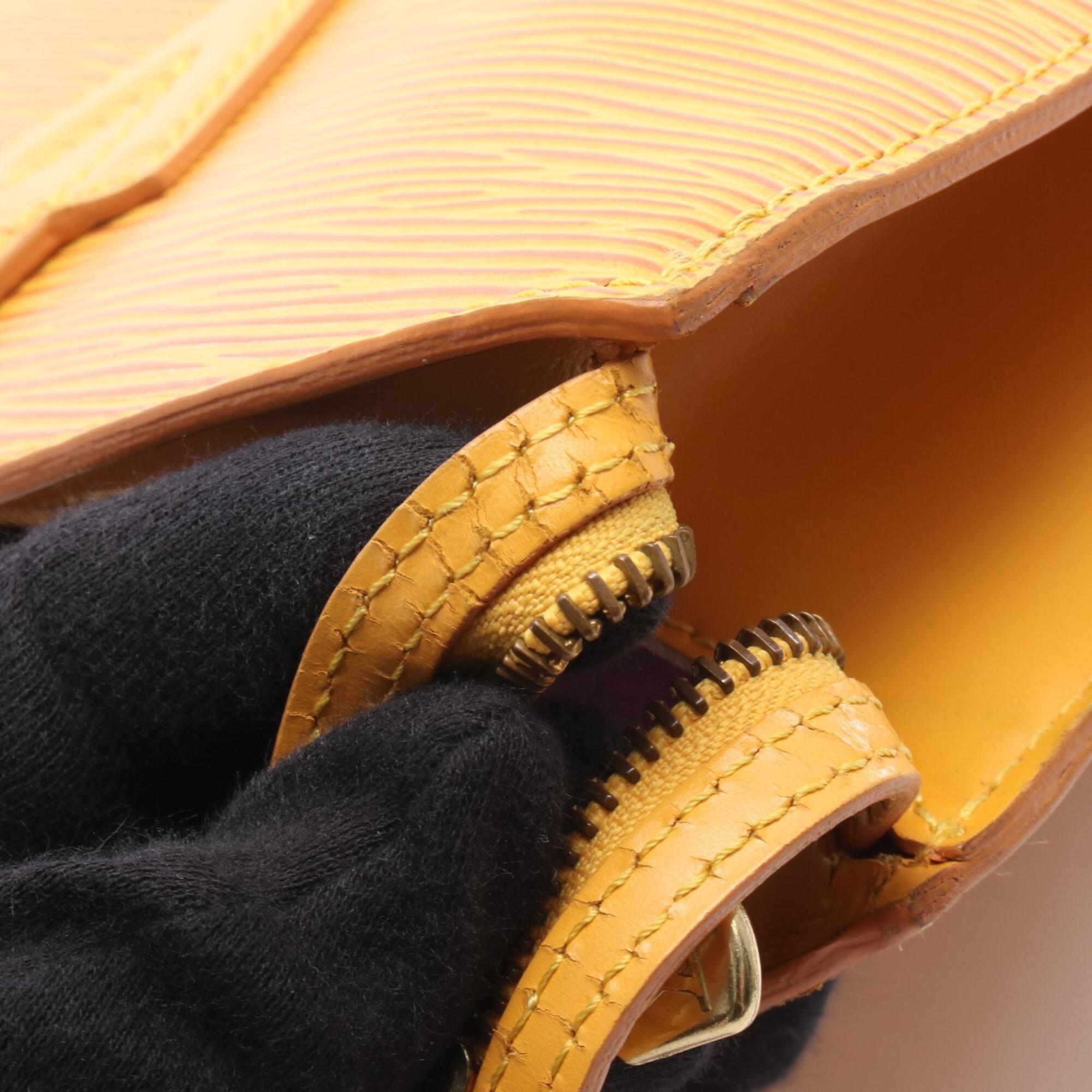 Louis Vuitton Yellow Epi Leather Handbag Shoulder Bag (Pre-Owned)