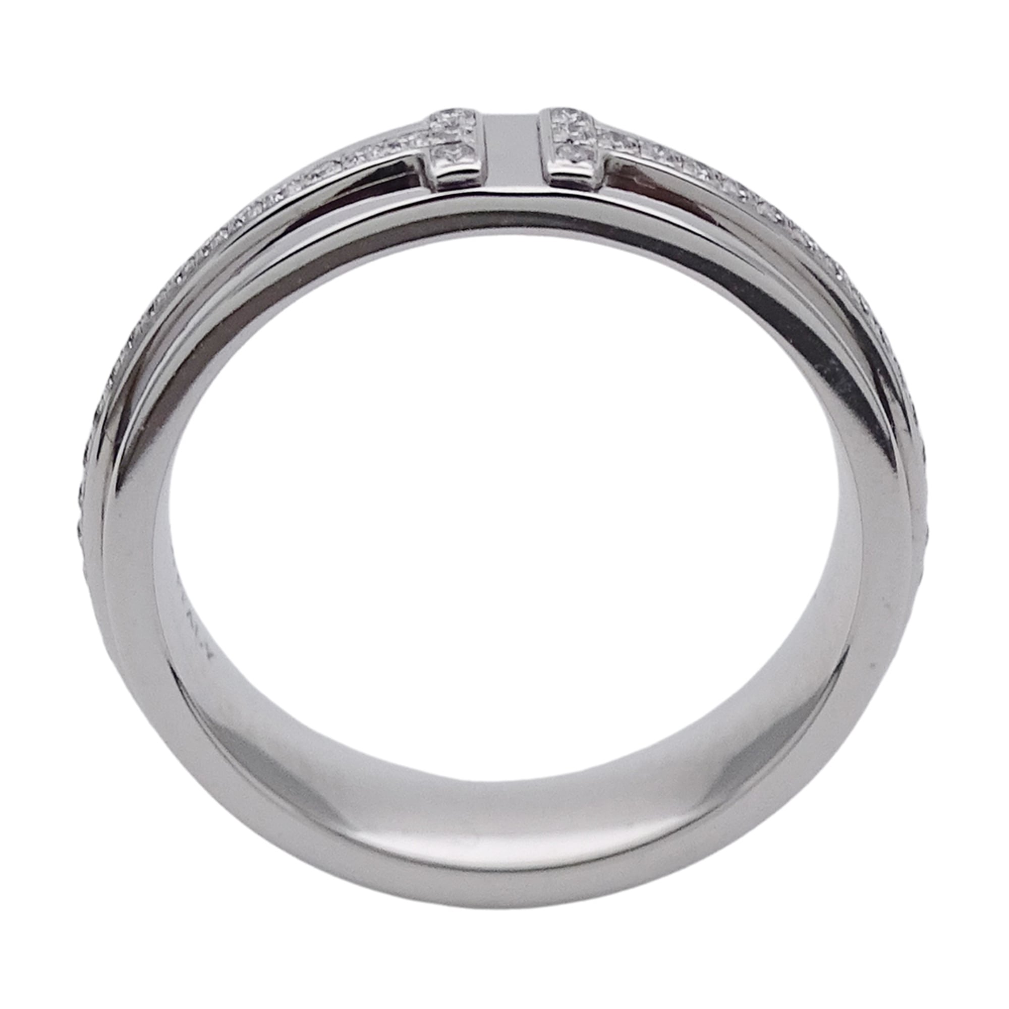 Tiffany White Gold White Gold (18K) Band Ring (Pre-Owned)