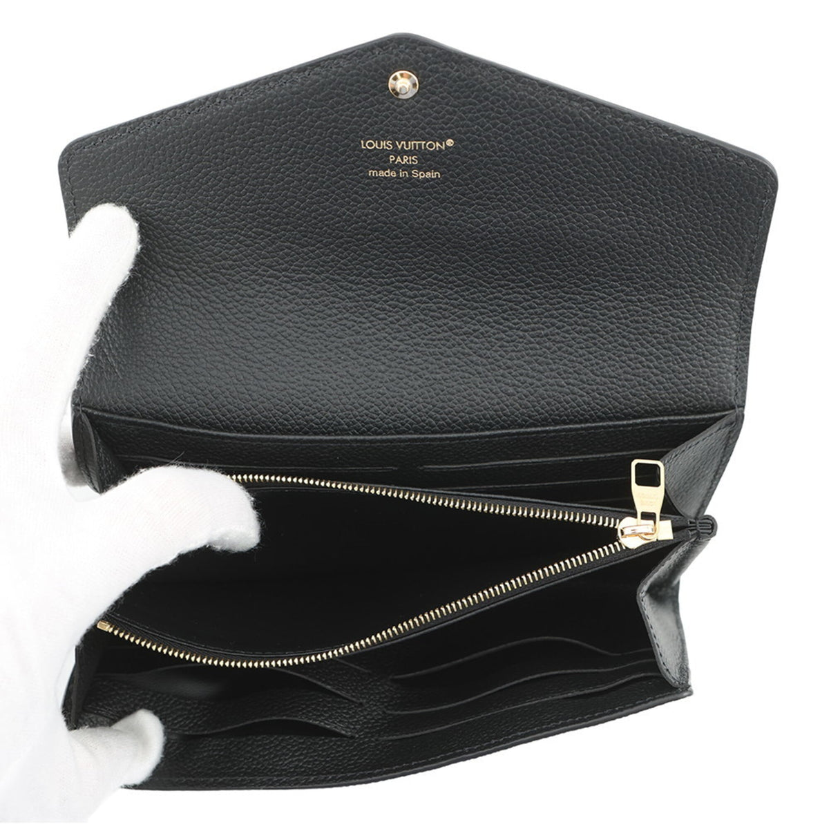 Louis Vuitton Beige Noir Monogram Empreinte Coin Purse/Coin Case (Pre-Owned)
