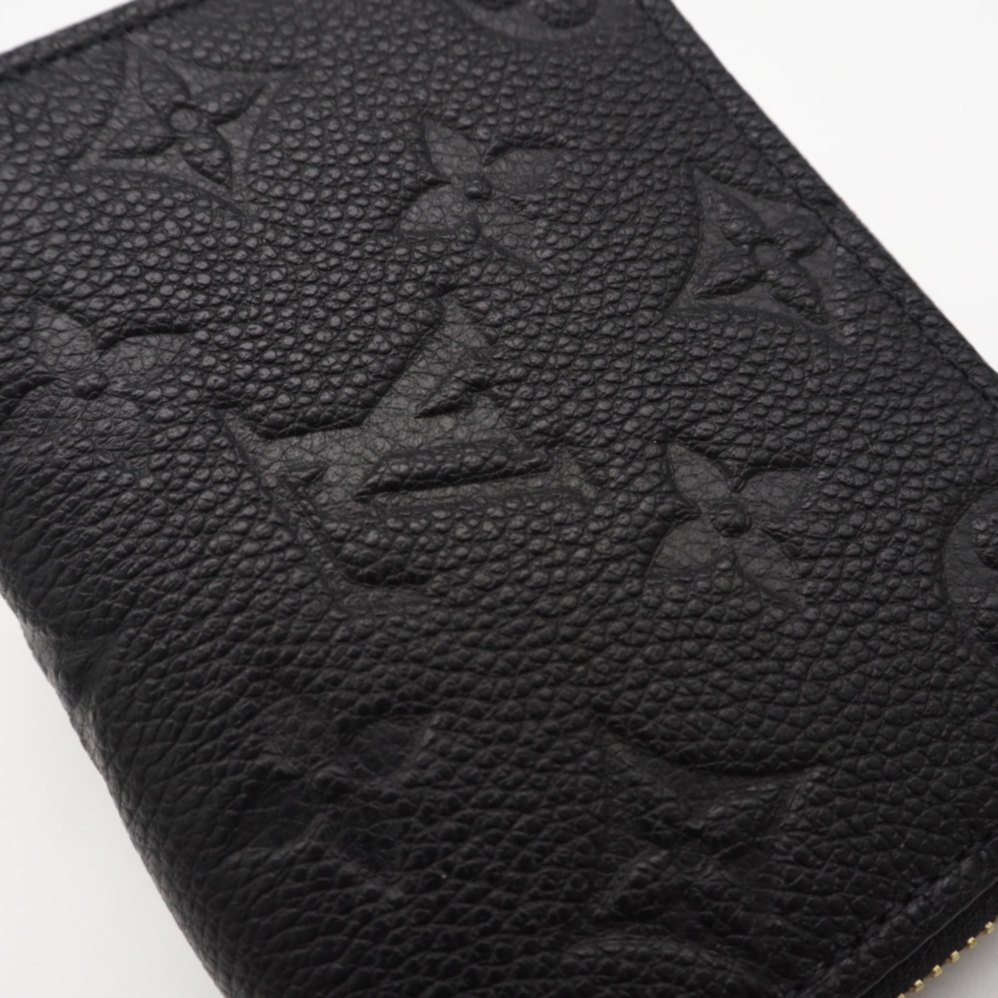 Louis Vuitton Monogram Empreinte Black Leather Coin Purse/Coin Case (Pre-Owned)