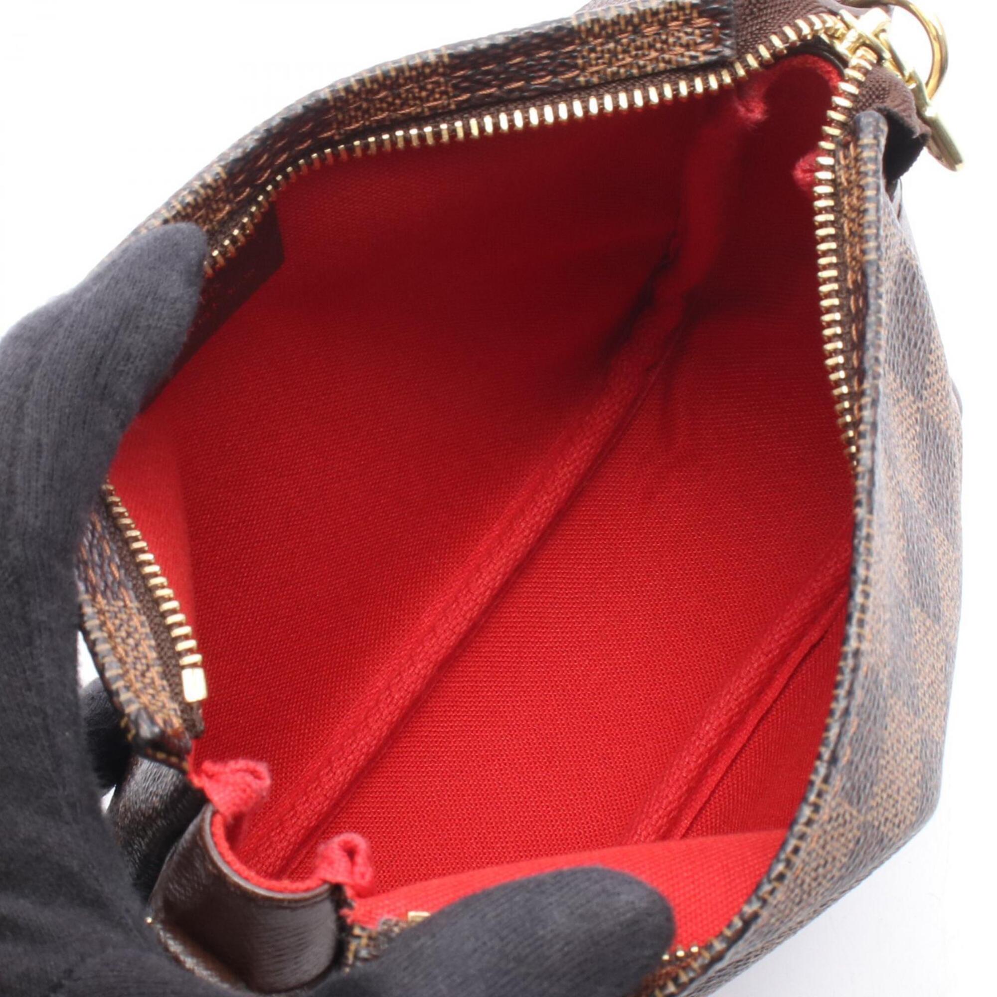 Louis Vuitton Brown Coated Canvas Leather Handbag (Pre-Owned)