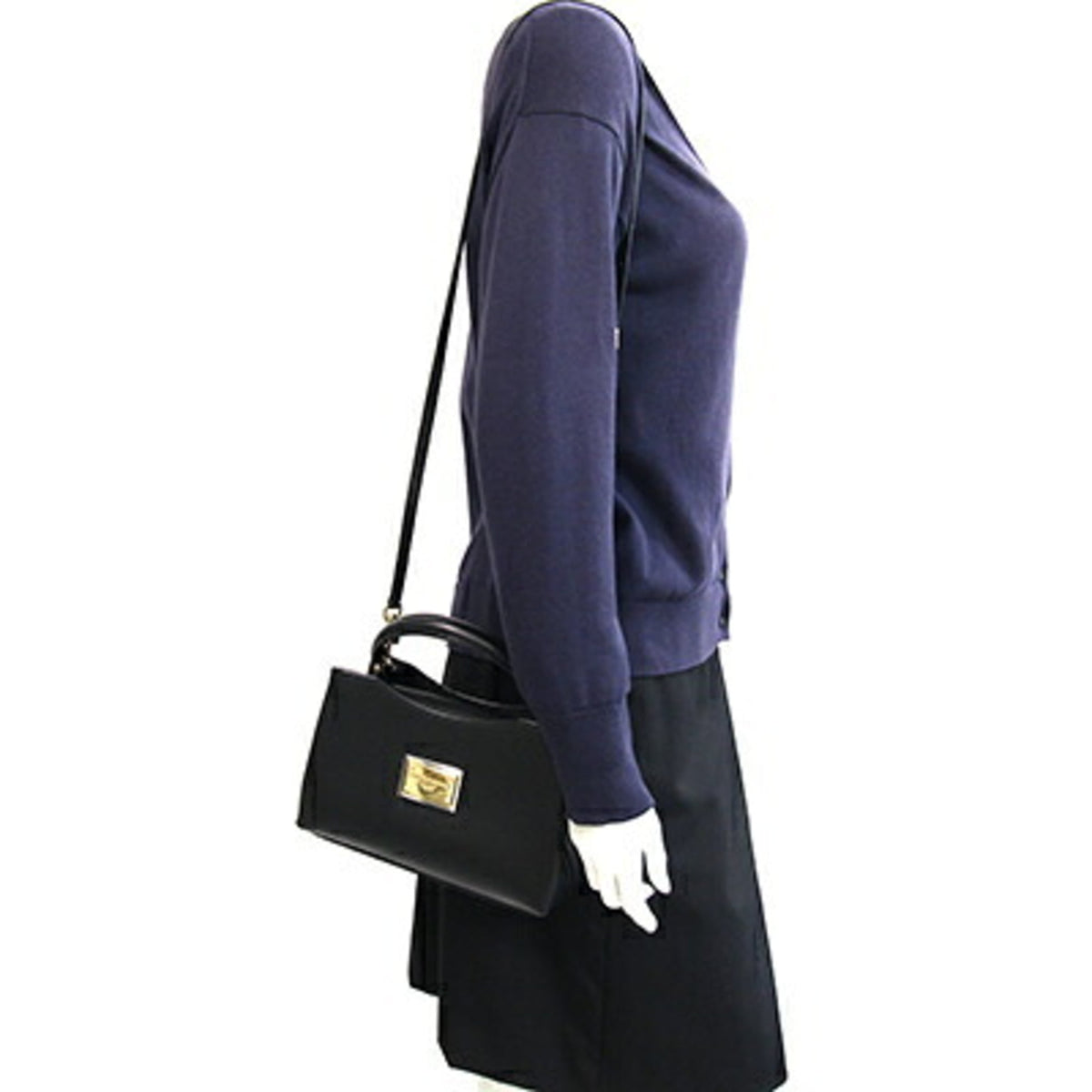 Dolce & Gabbana Black Leather Handbag (Pre-Owned)