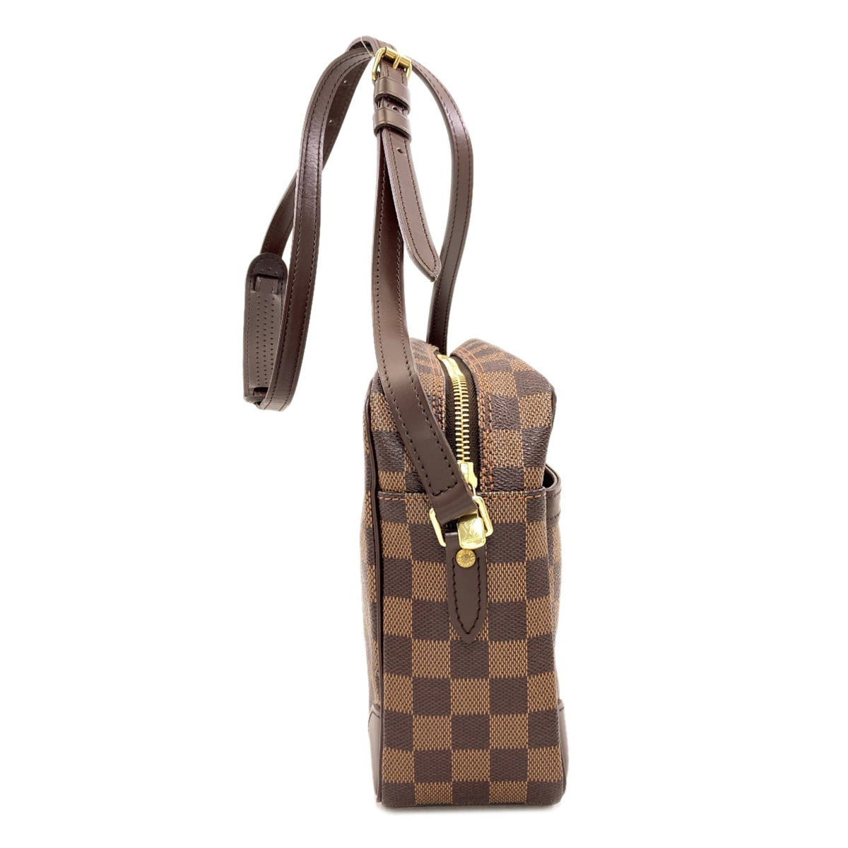 Louis Vuitton Damier Canvas Ebene Damier Canvas Shoulder Bag (Pre-Owned)