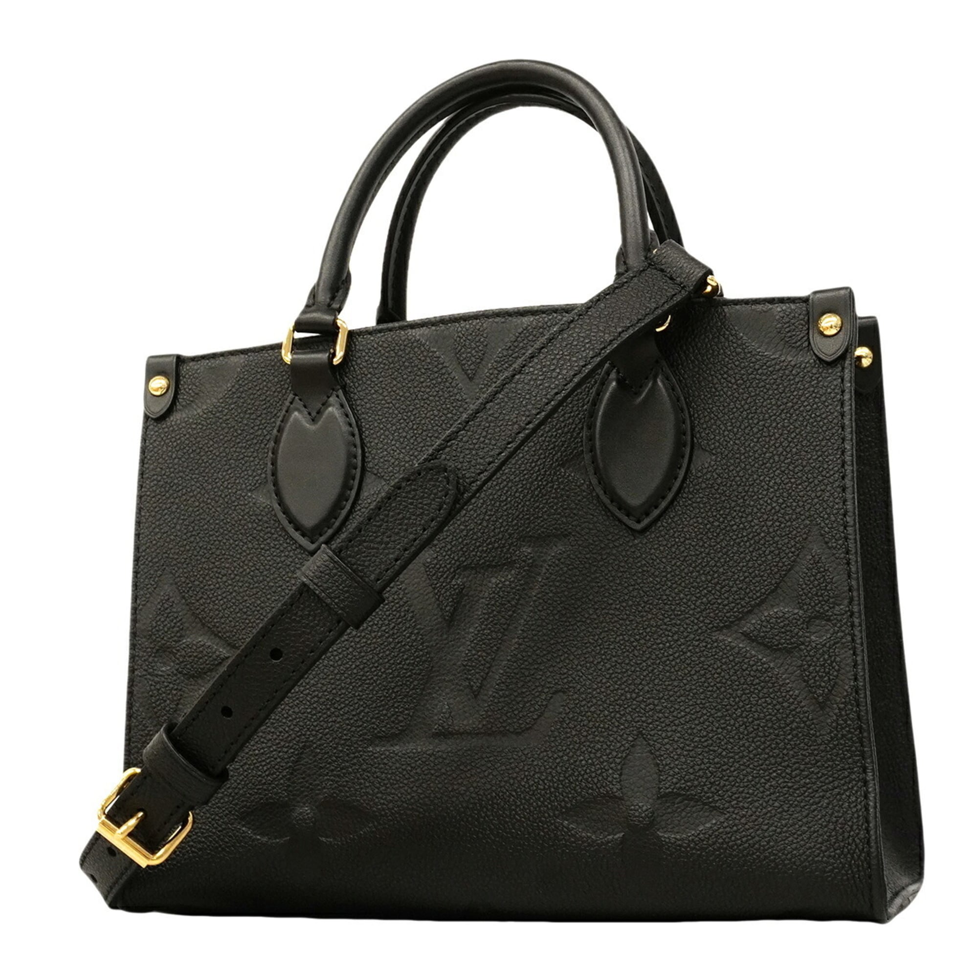 Louis Vuitton Noir Handbag (Pre-Owned)