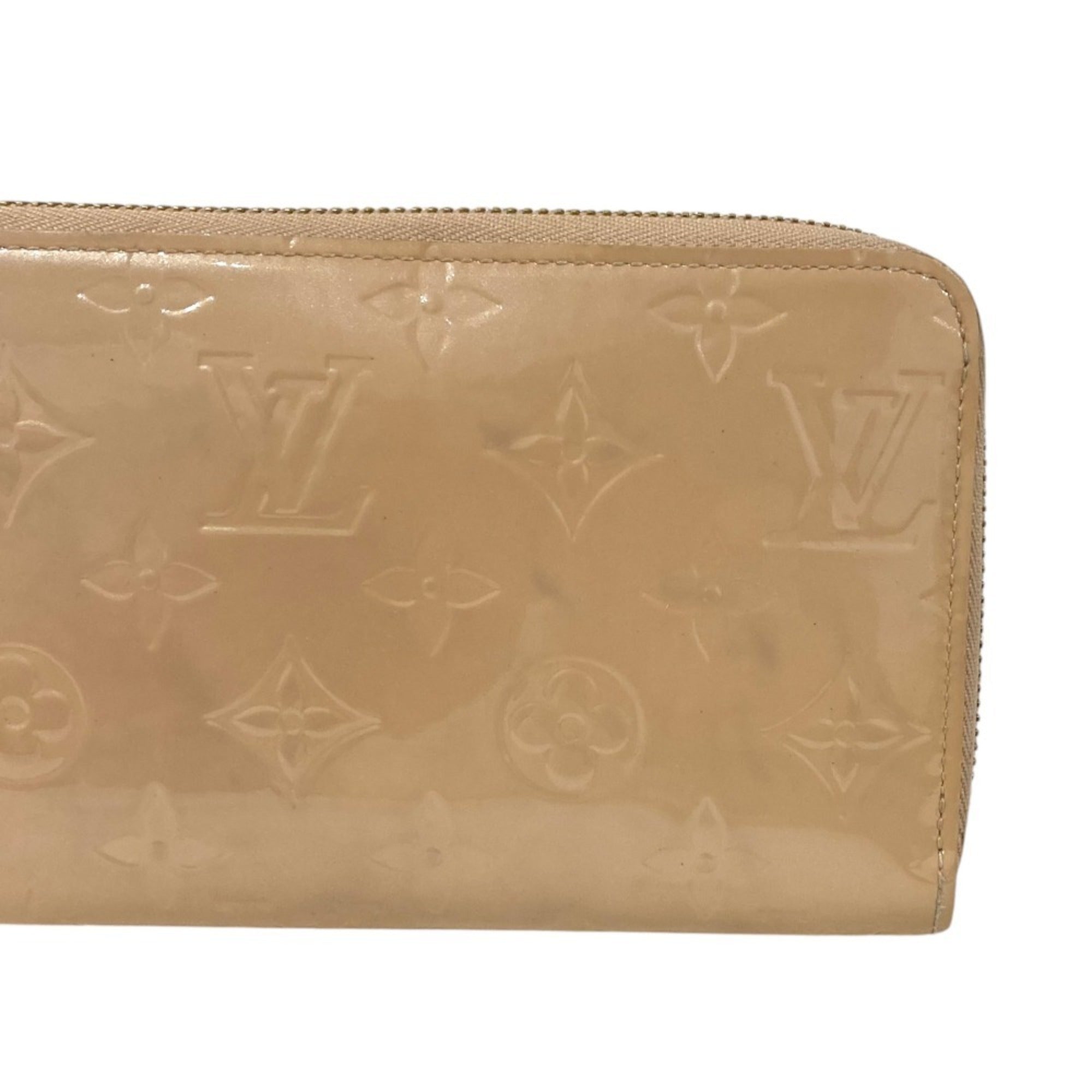 Louis Vuitton Beige Monogram Vernis Wallet (Bi-Fold) (Pre-Owned)