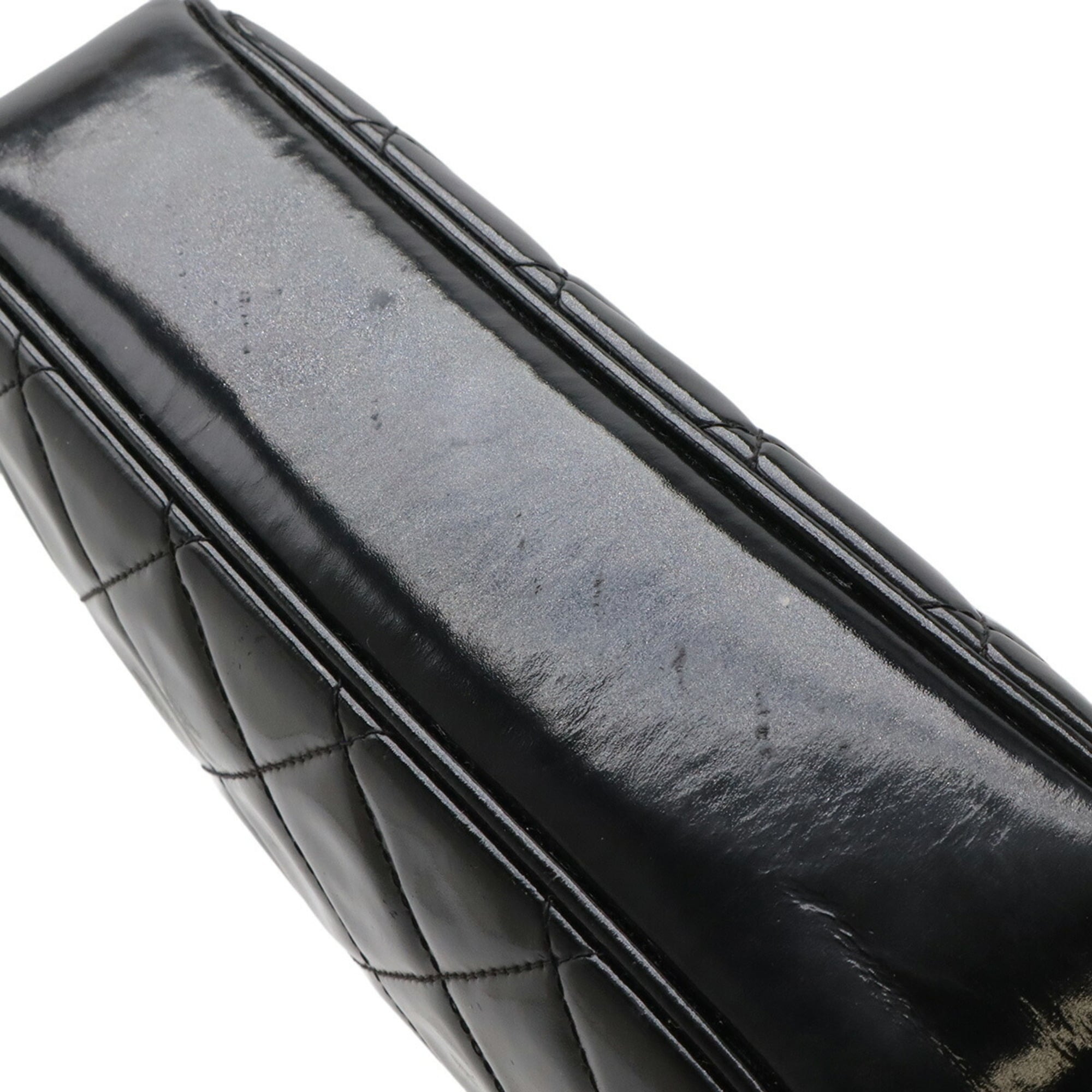 Chanel Matelasse Black Ethylen Vinyl Acetate (Eva) Handbag (Pre-Owned)
