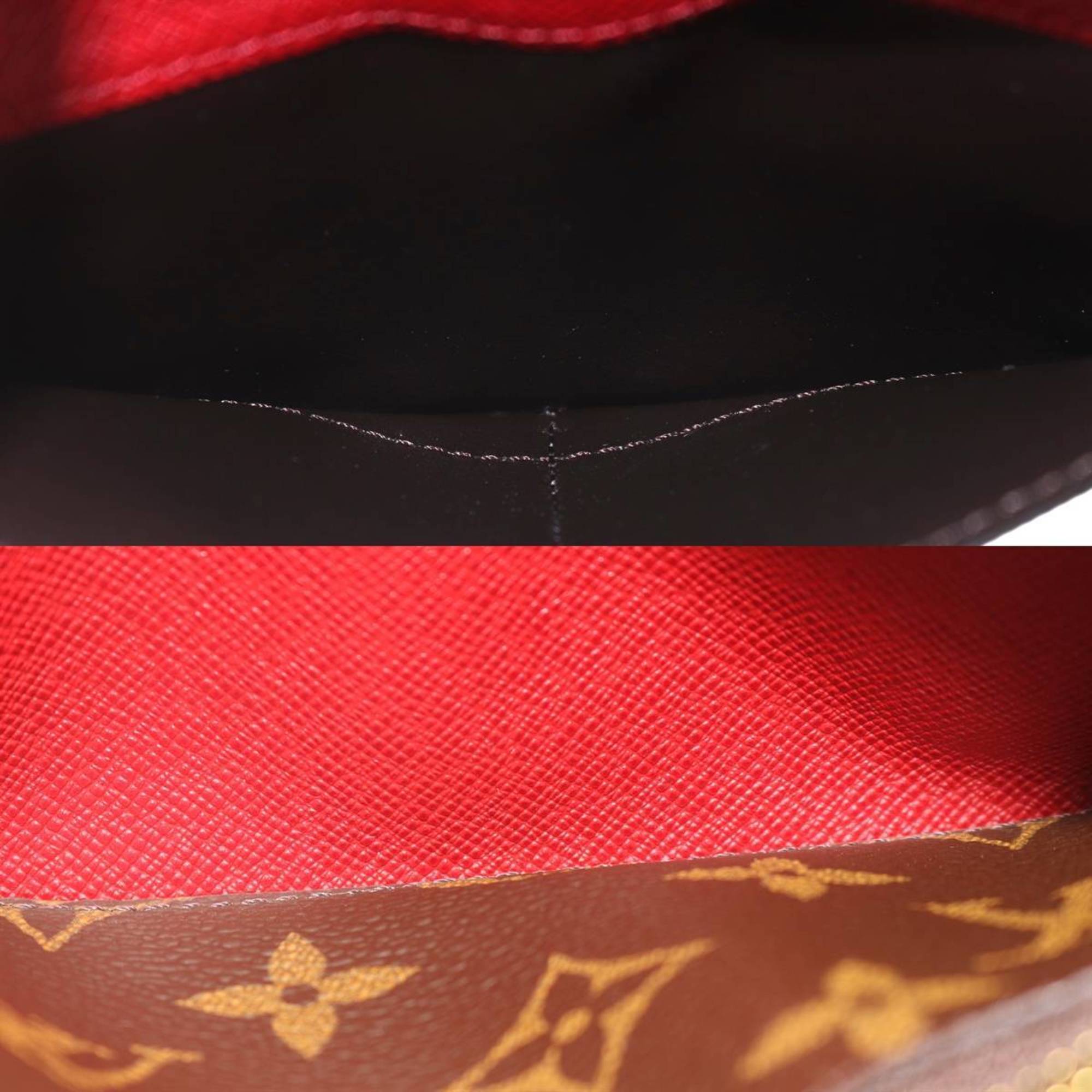 Louis Vuitton Monogram Fuchsia Monogram Long Wallet (Bi-Fold) (Pre-Owned)