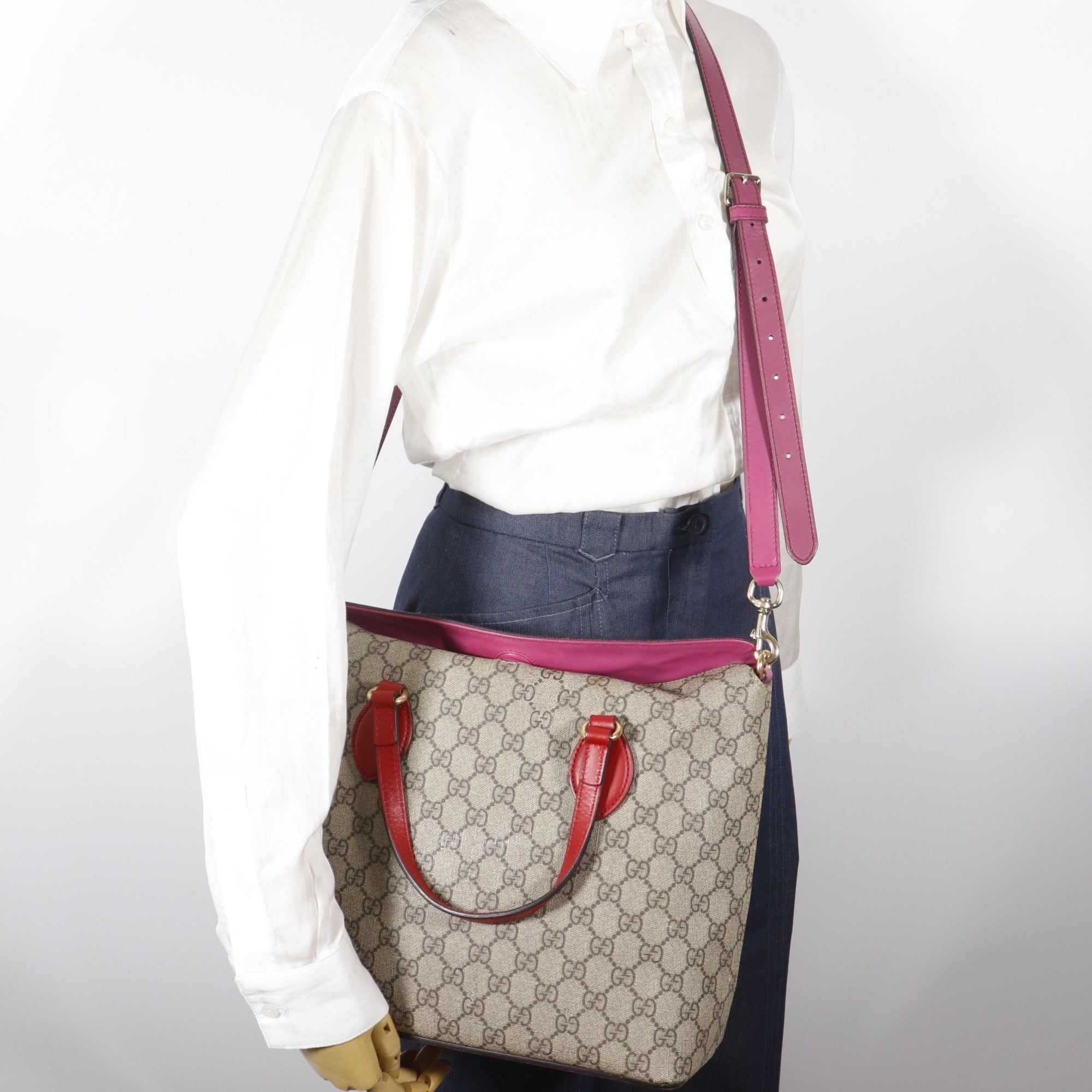 Gucci Brown Leather Handbag (Pre-Owned)