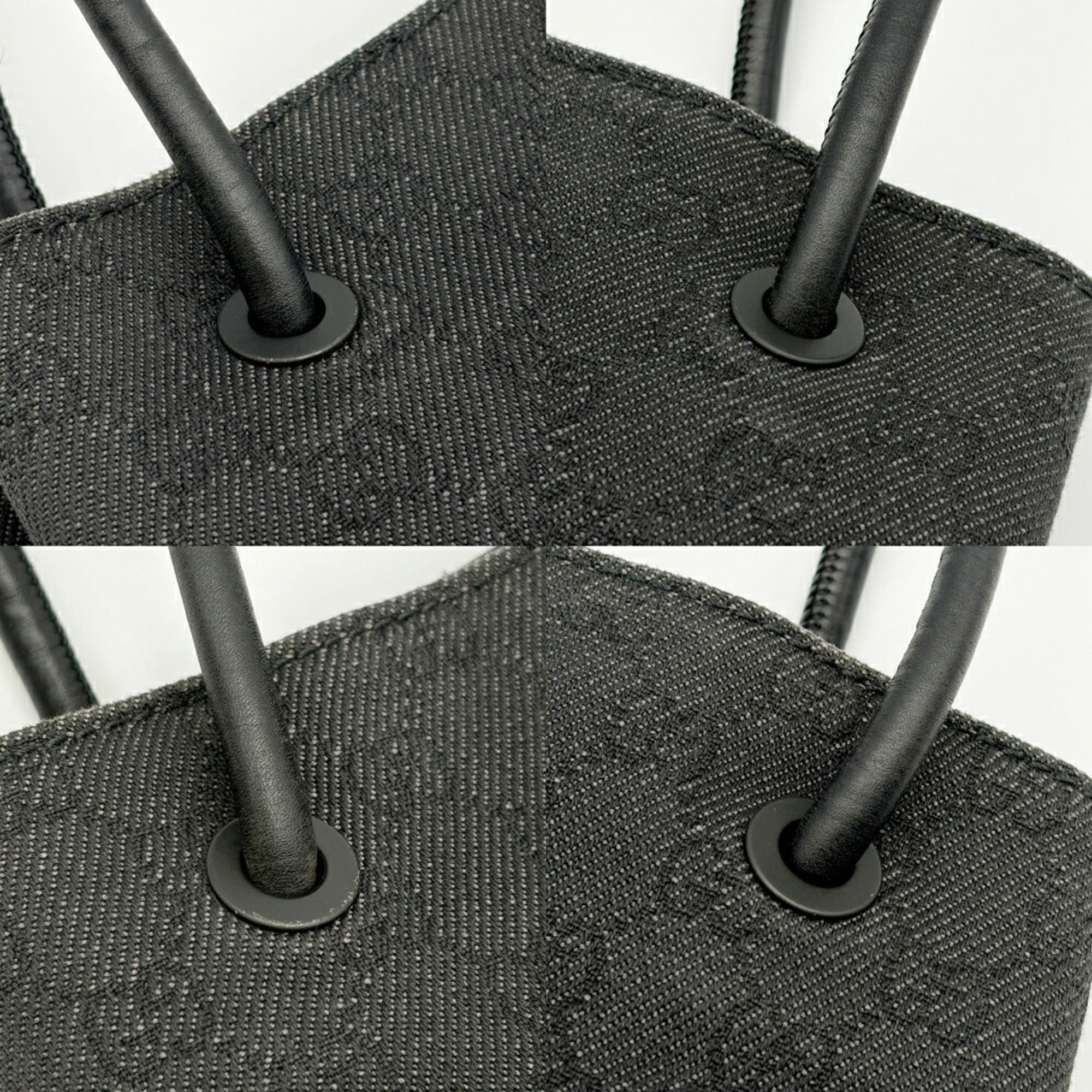 Gucci Black Gg Canvas Shoulder Bag Tote Bag (Pre-Owned)