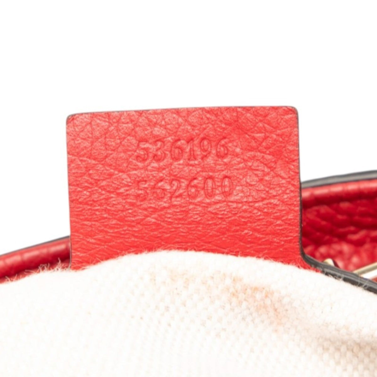 Gucci Soho Red Color Leather Shoulder Bag (Pre-Owned)