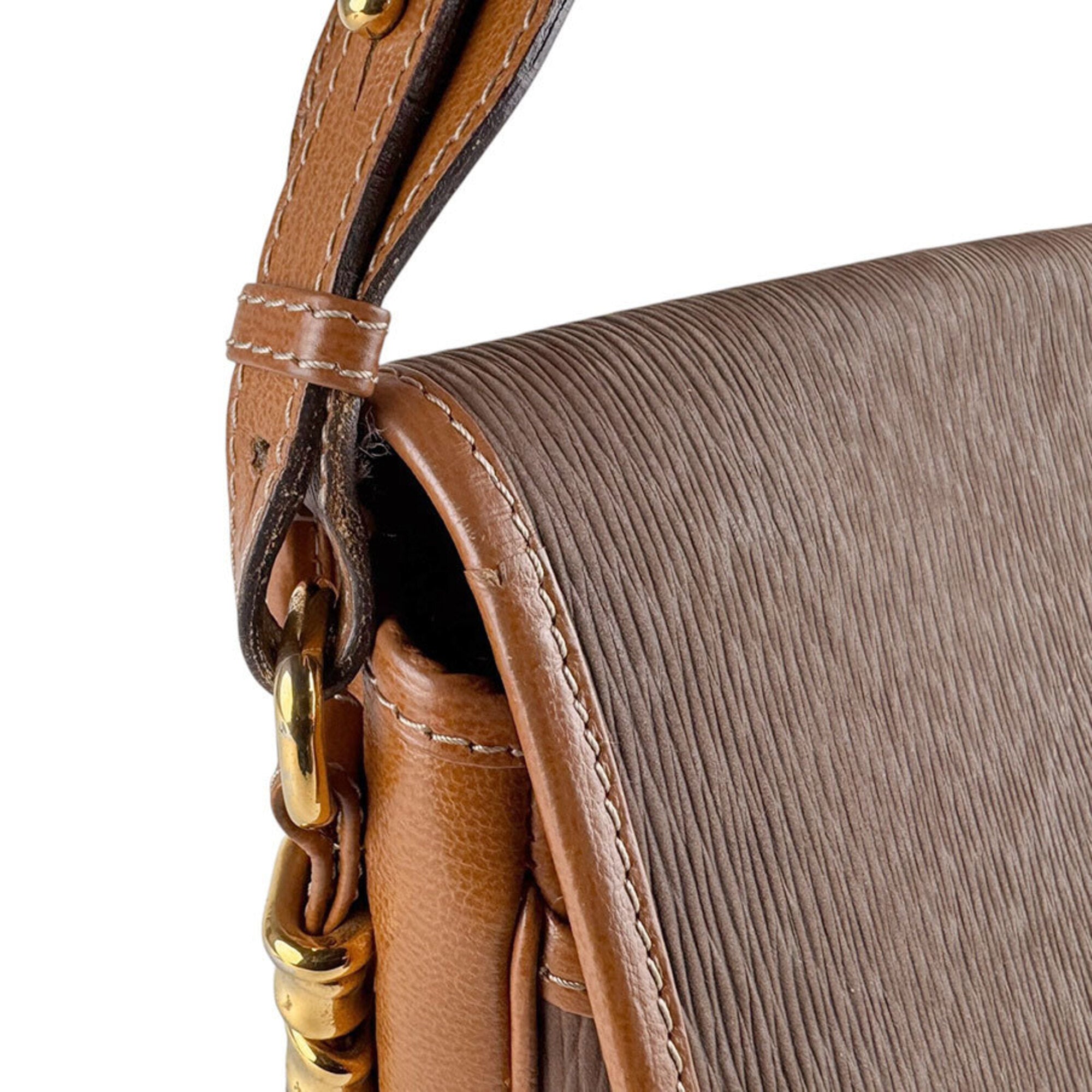 Loewe Brown Leather Shoulder Bag (Pre-Owned)