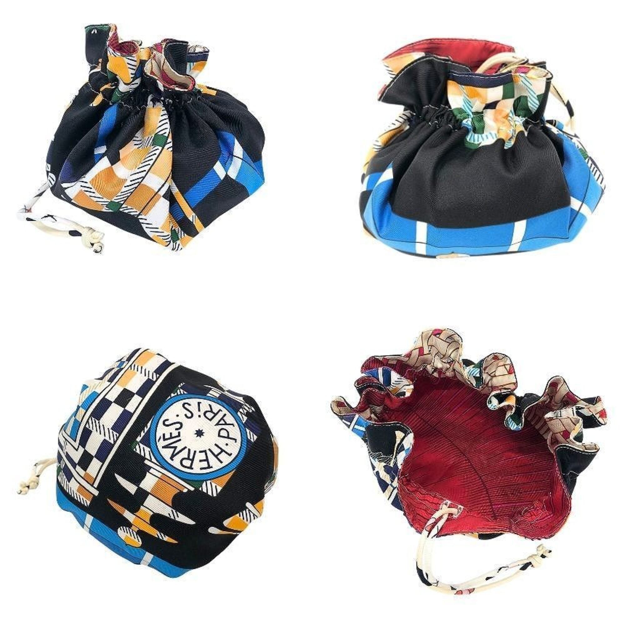 Hermes Multi-Color Silk Pouch (Pre-Owned)