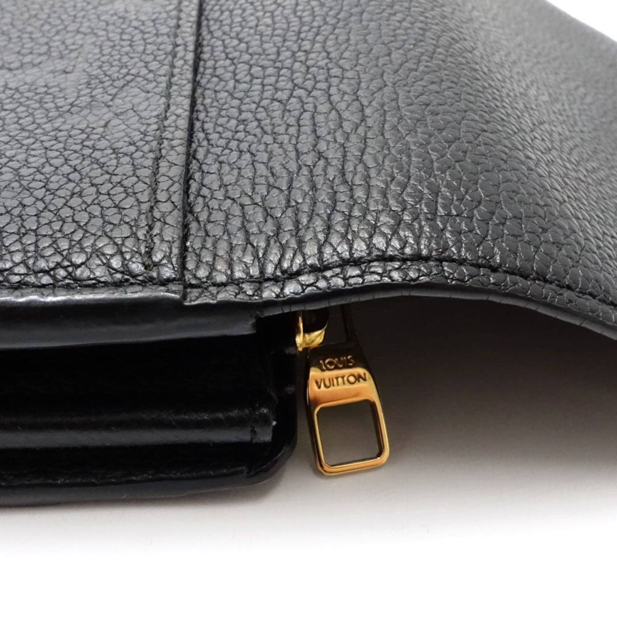 Louis Vuitton Noir Monogram Empreinte Long Wallet (Bi-Fold) (Pre-Owned)
