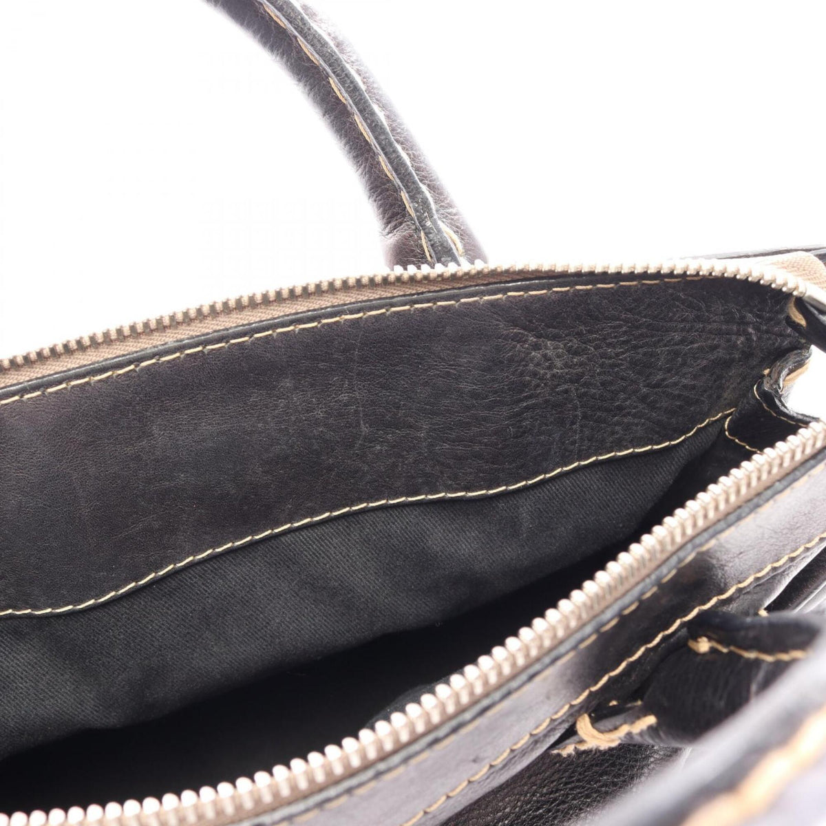 Chloé Black Leather Handbag (Pre-Owned)