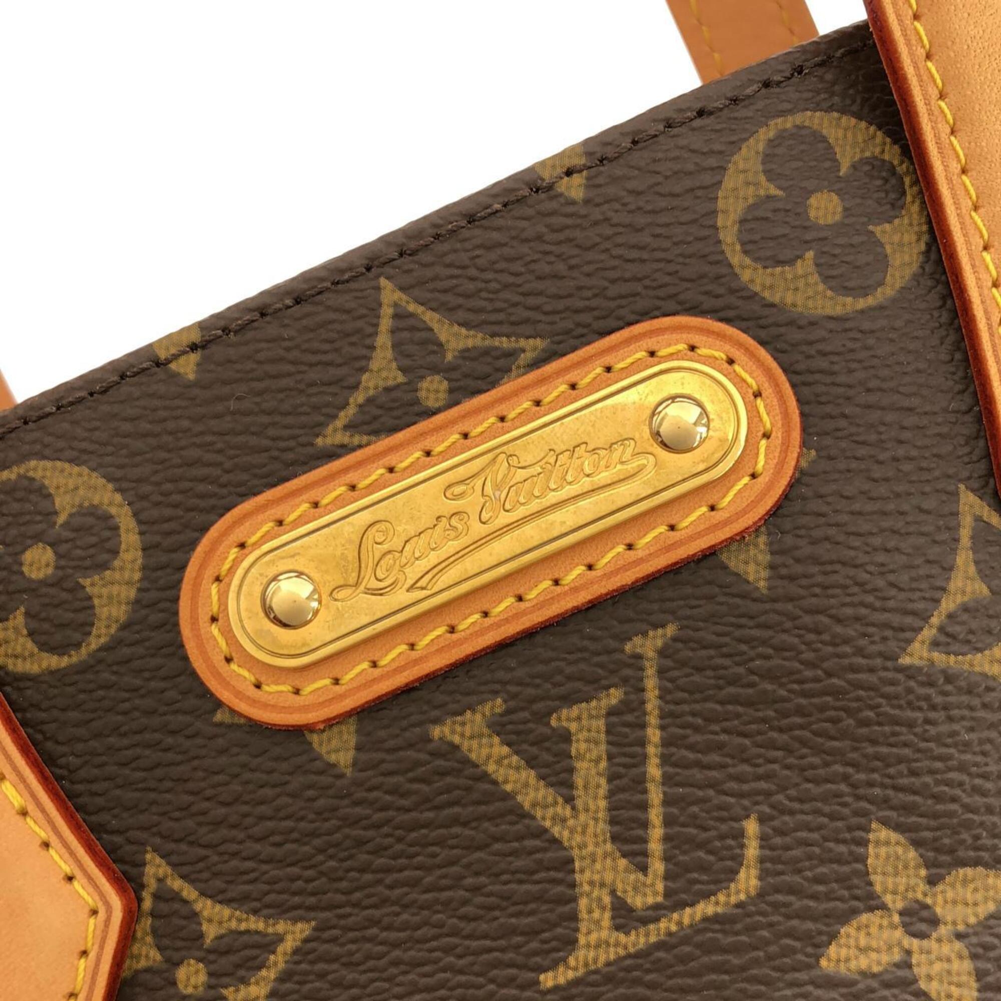 Louis Vuitton Monogram Marron Coated Canvas Handbag (Pre-Owned)
