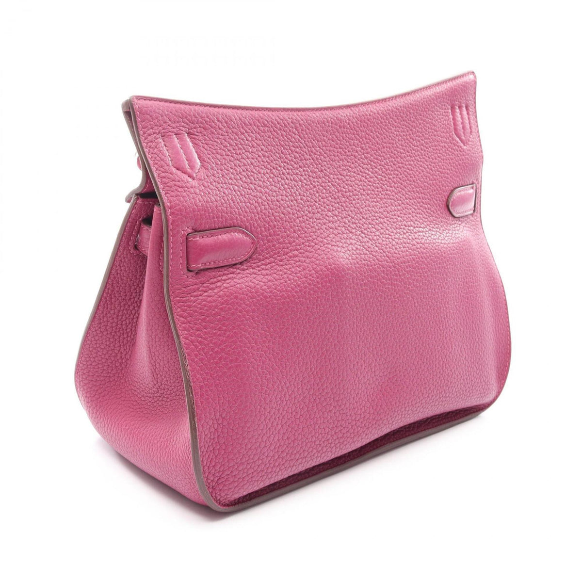 Hermes Pink Tosca Taurillon Clemence Leather Leather Handbag Shoulder Bag (Pre-Owned)