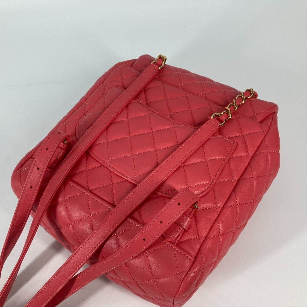 Chanel Pink Leather Backpack (Pre-Owned)