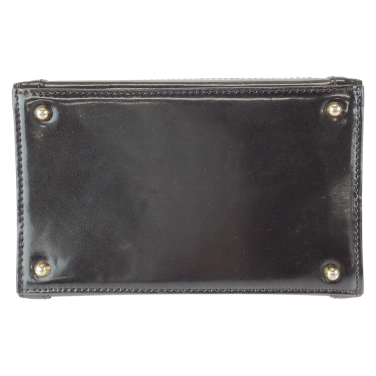 Versace Dark Brown Leather Handbag (Pre-Owned)