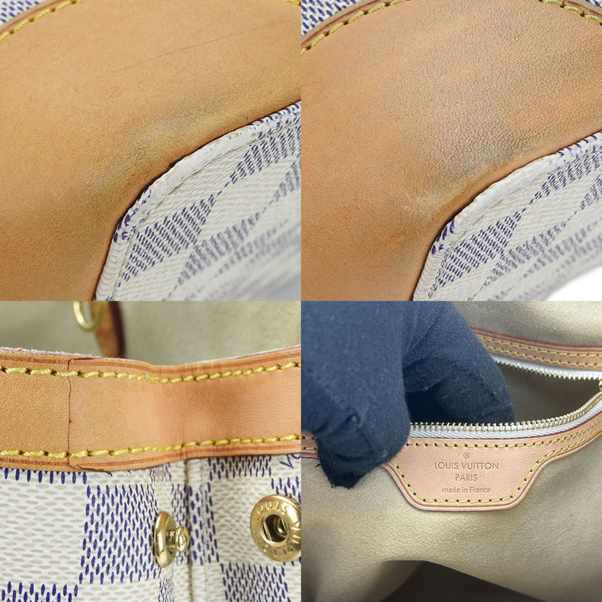 Louis Vuitton Damier Azur Damier Azur Damier Azur Tote Bag (Pre-Owned)