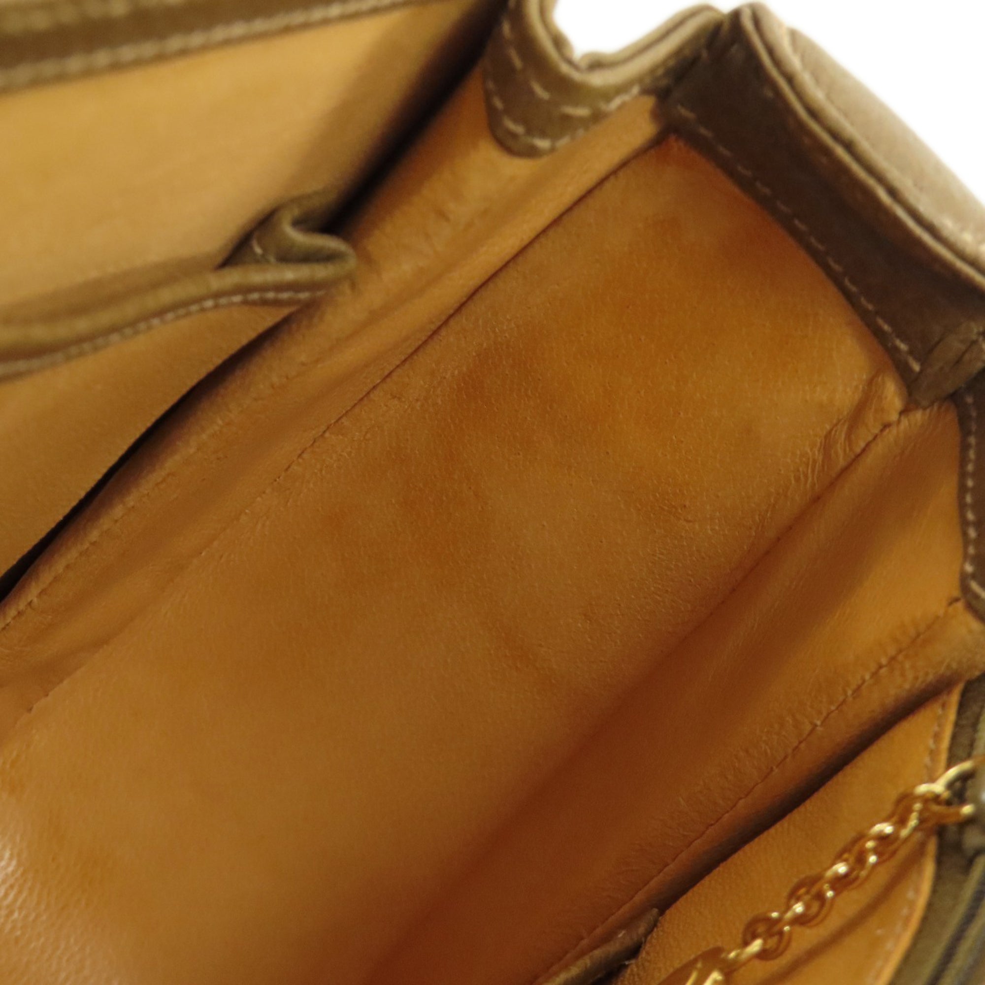 Gucci Brown Leather Handbag (Pre-Owned)