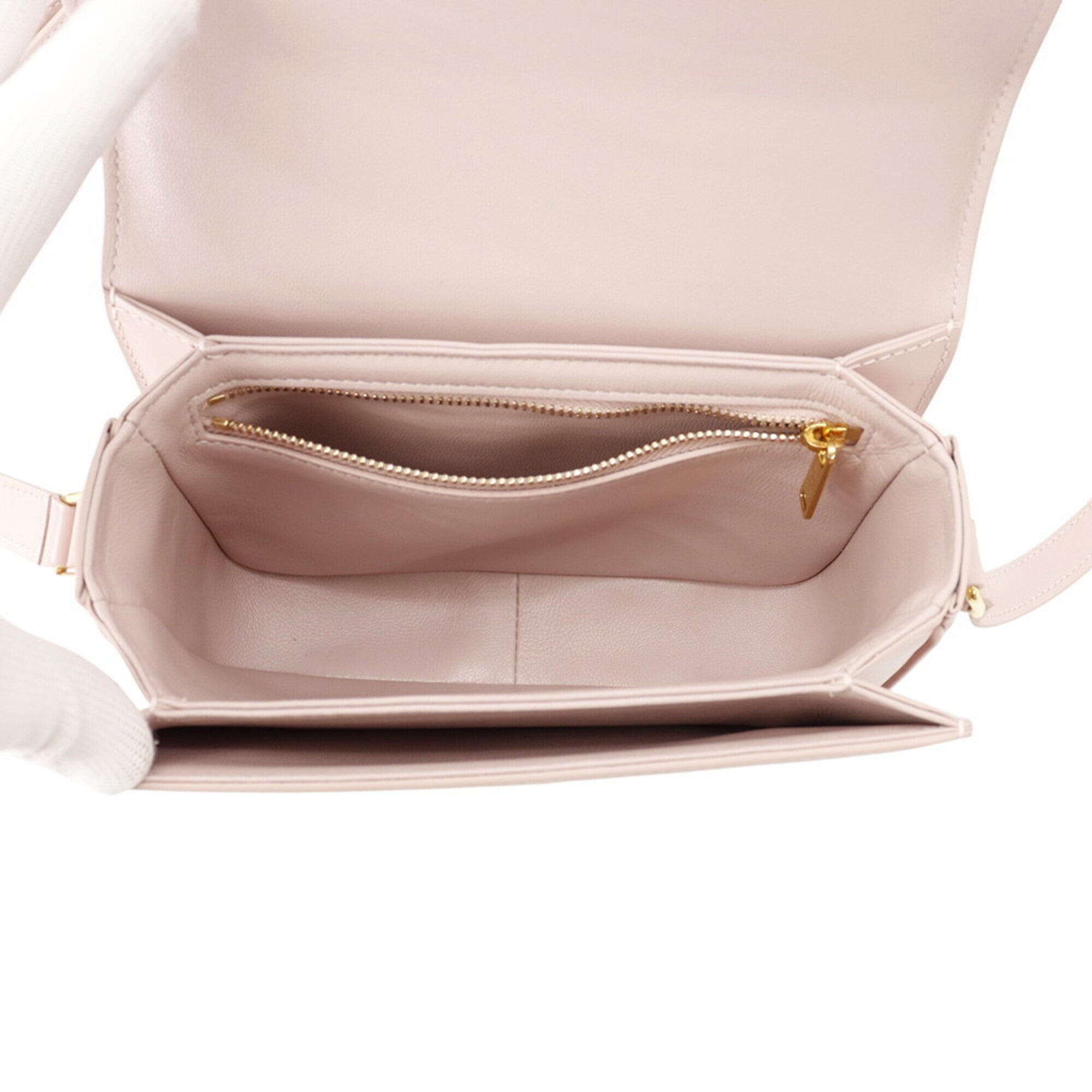 Celine Pink Leather Shoulder Bag (Pre-Owned)