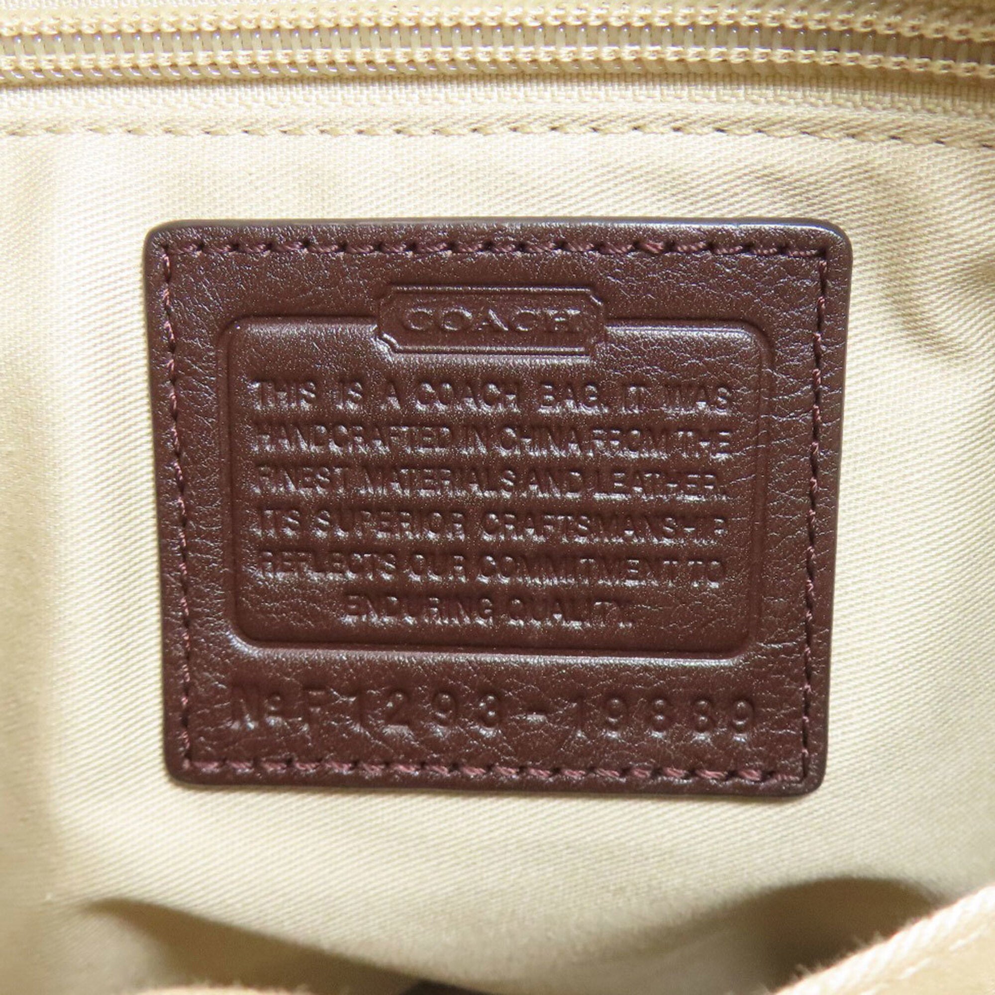 Coach Dark Brown Leather Shoulder Bag (Pre-Owned)