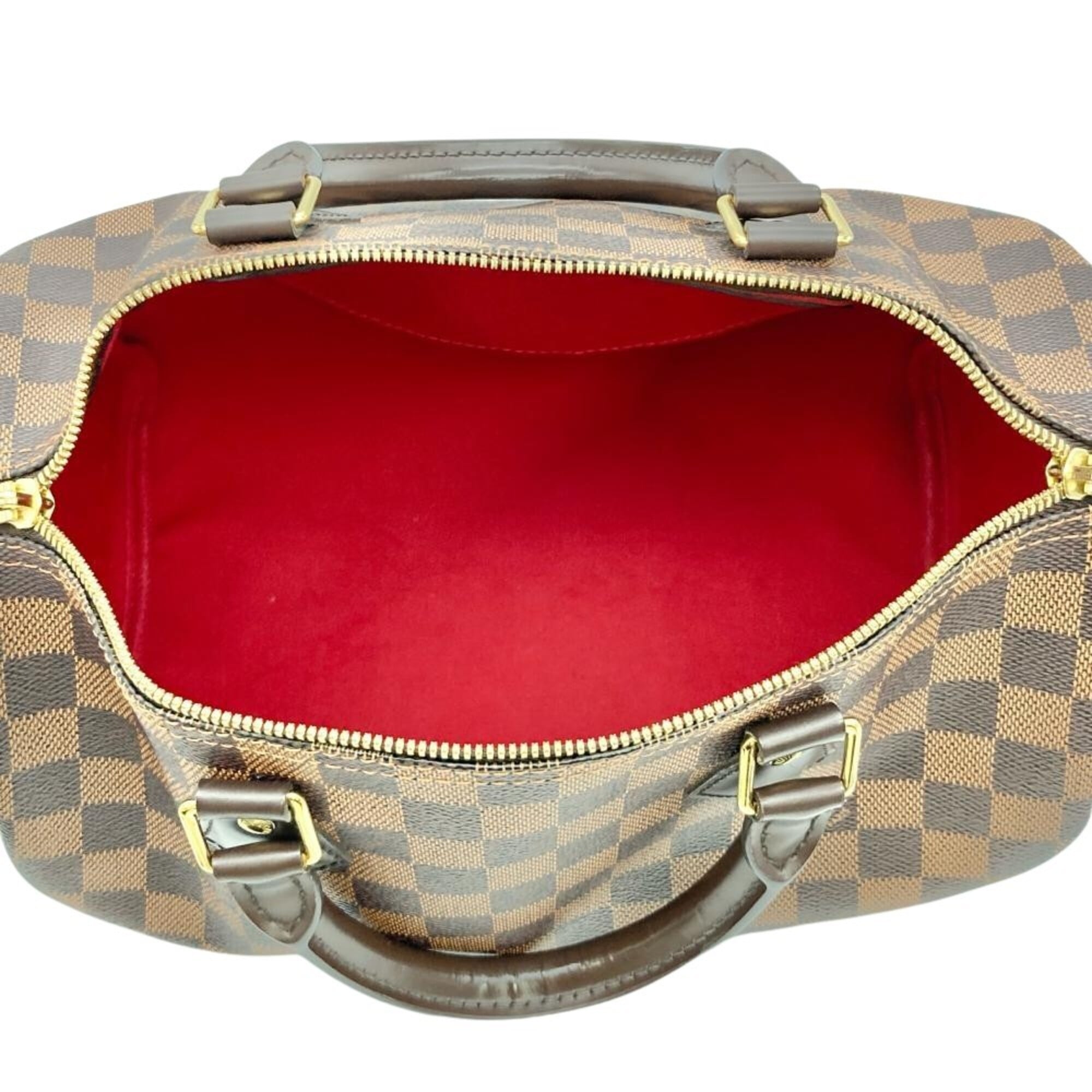 Louis Vuitton Brown Damier Canvas Handbag (Pre-Owned)