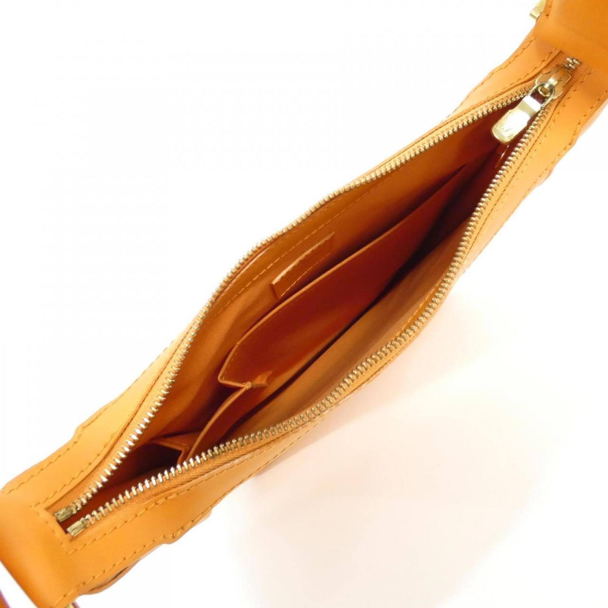 Louis Vuitton Mandarin Orange Leather Handbag (Pre-Owned)