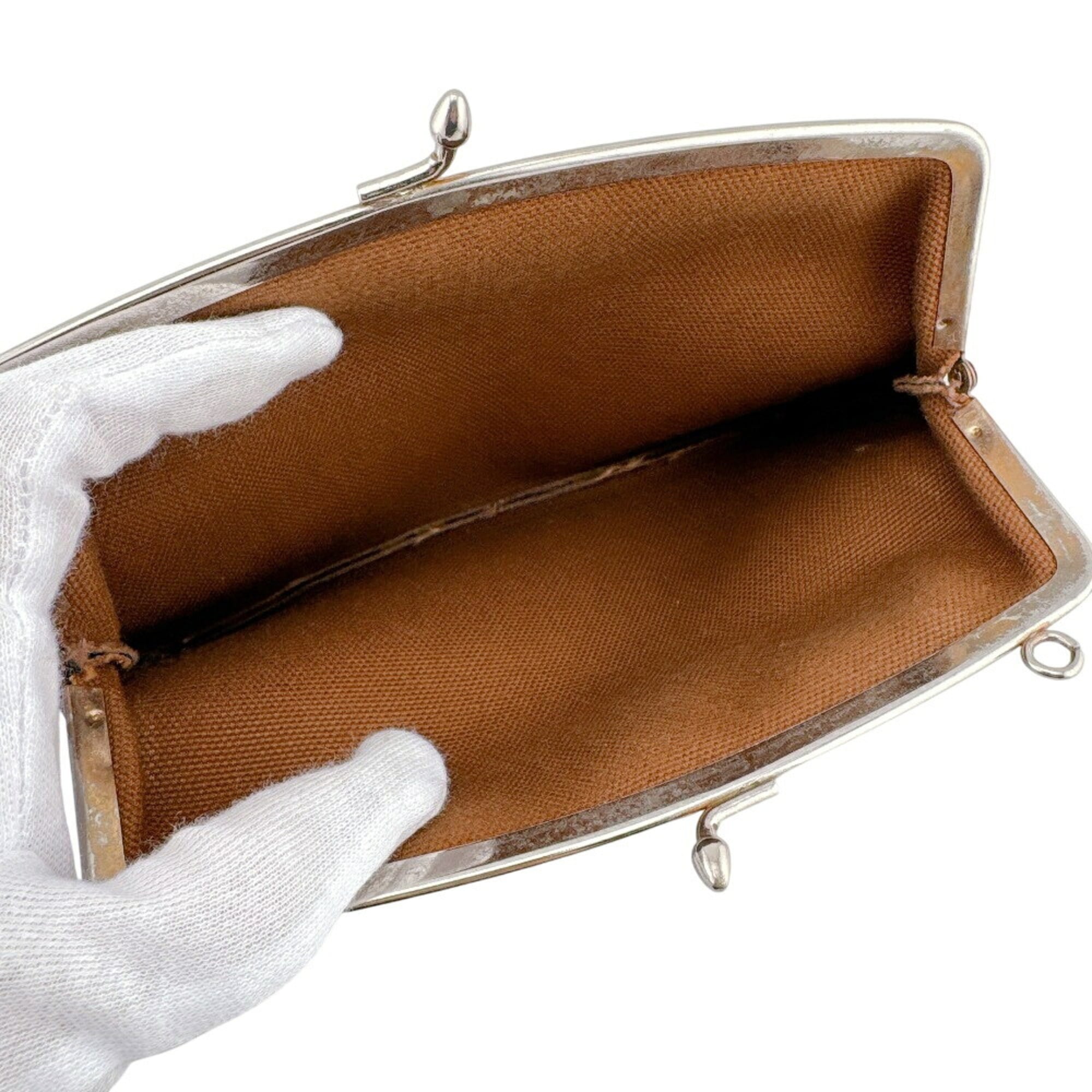 Louis Vuitton Monogram Brown Leather Pouch (Pre-Owned)