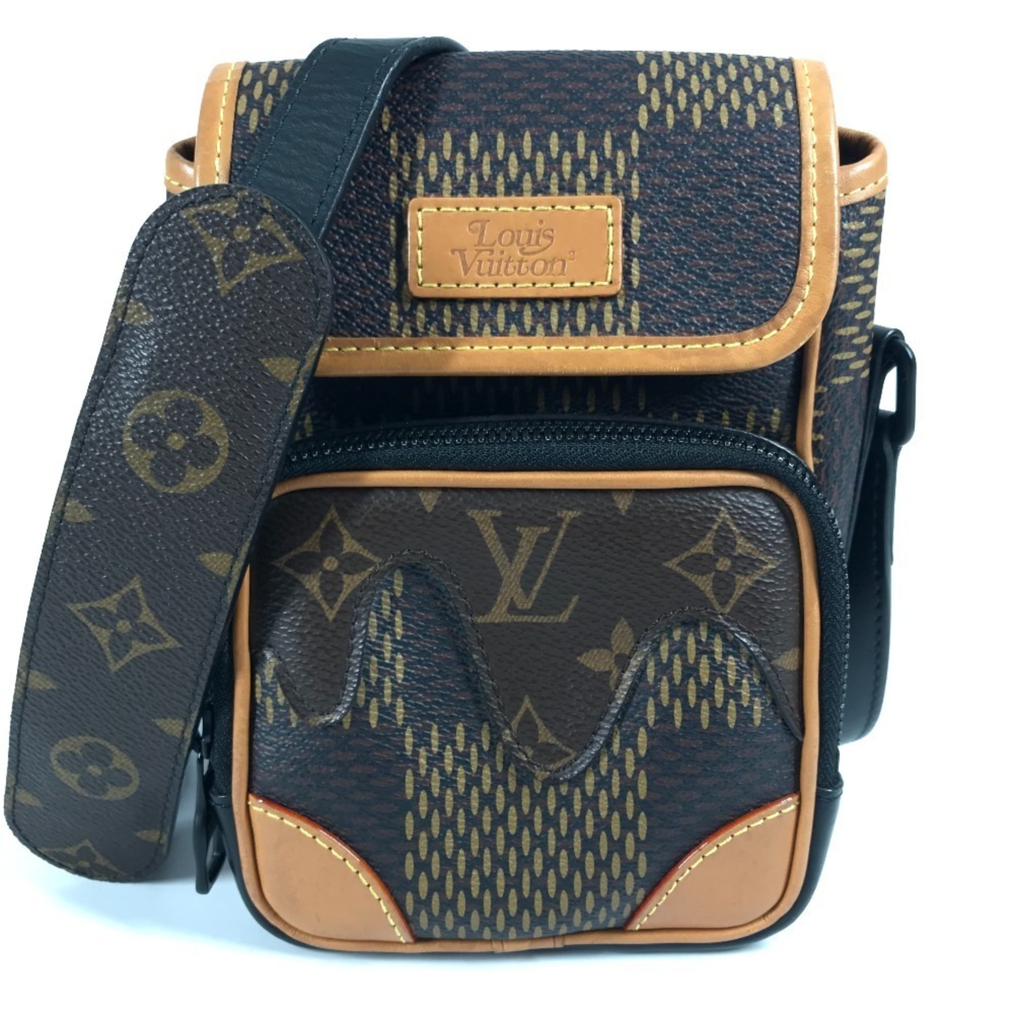 Louis Vuitton Brown Damier Canvas Damier Canvas Pochette Shoulder Bag (Pre-Owned)