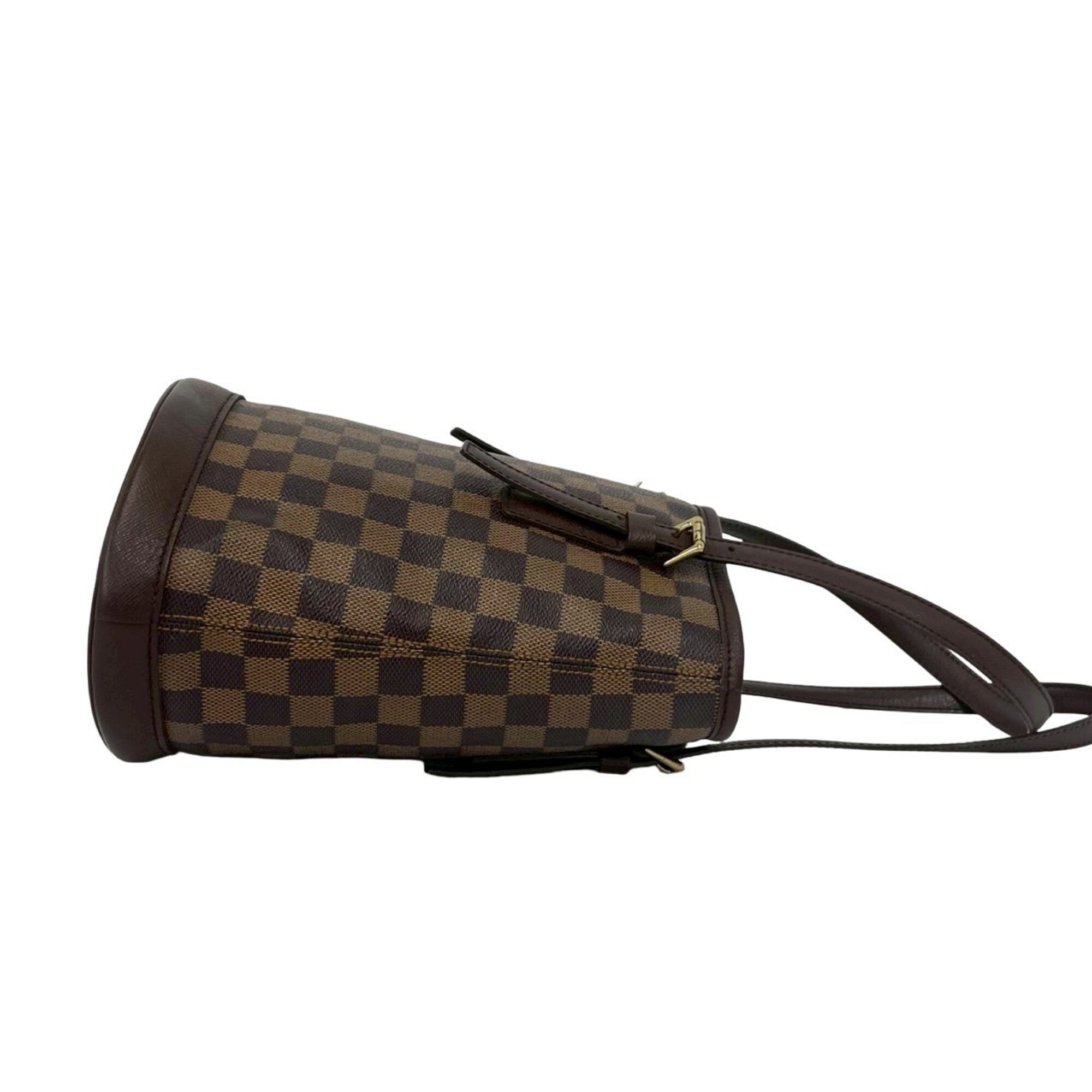 Louis Vuitton Brown Pvc Leather Handbag Shoulder Bag Tote Bag (Pre-Owned)