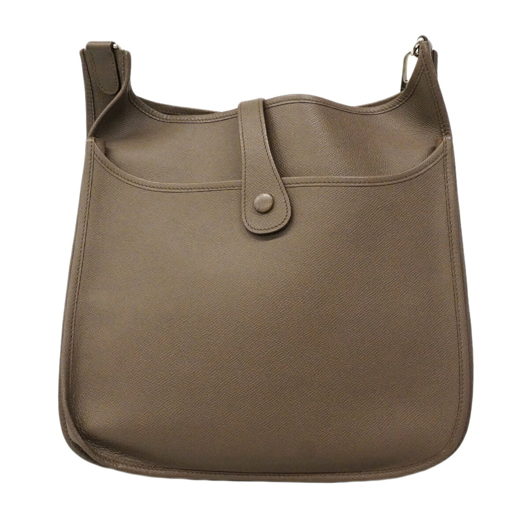 Hermes Etain Leather Shoulder Bag (Pre-Owned)